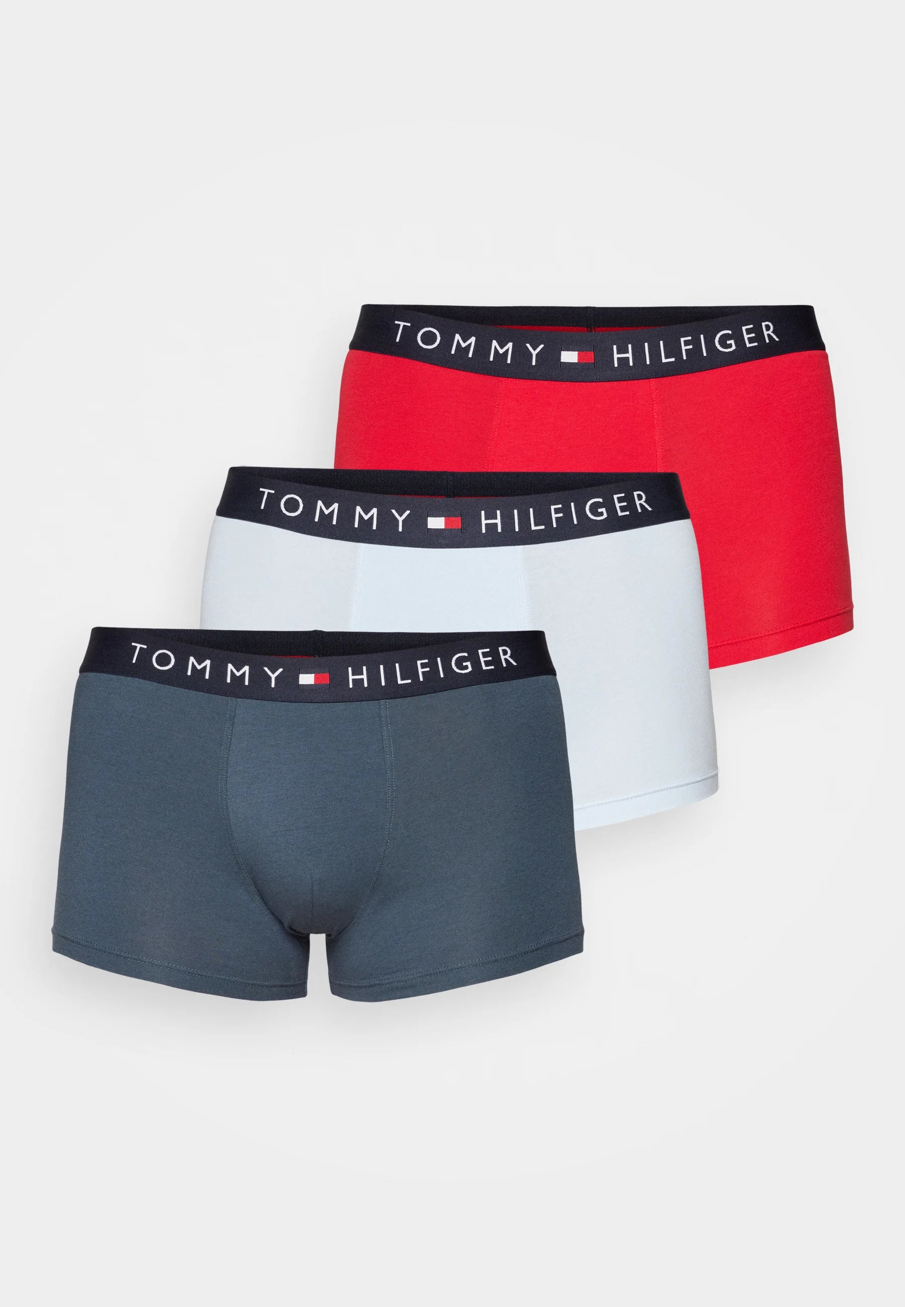 Tommy Hilfiger Original Trunk 3 Pack – Breezy Blue, Red, Denim