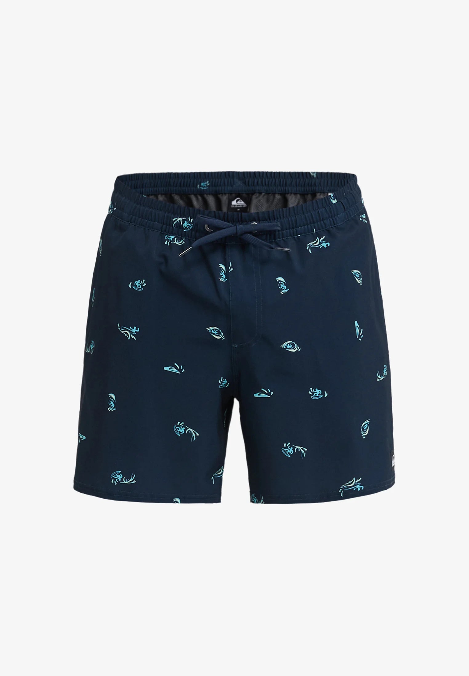 Plavkové šortky Quiksilver Printed Volley 16 – Khaki Print