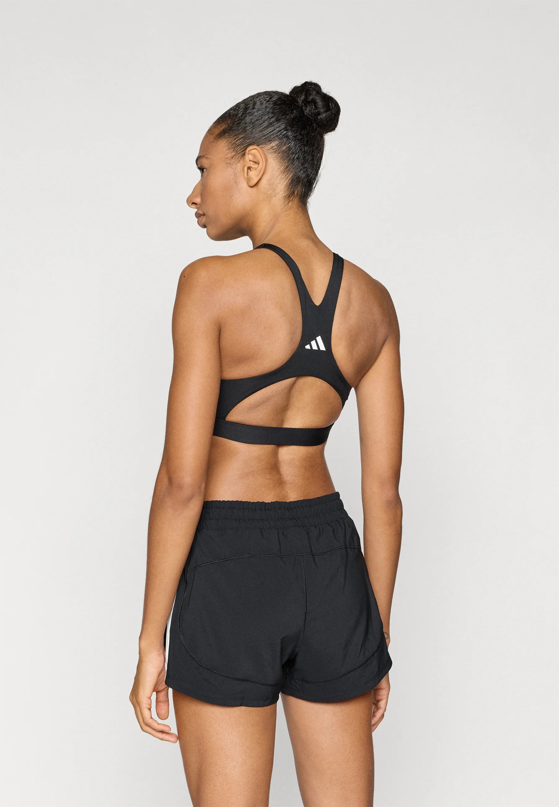 Soutien-gorge à maintien élevé Adidas Performance Optime Essentials - Noir