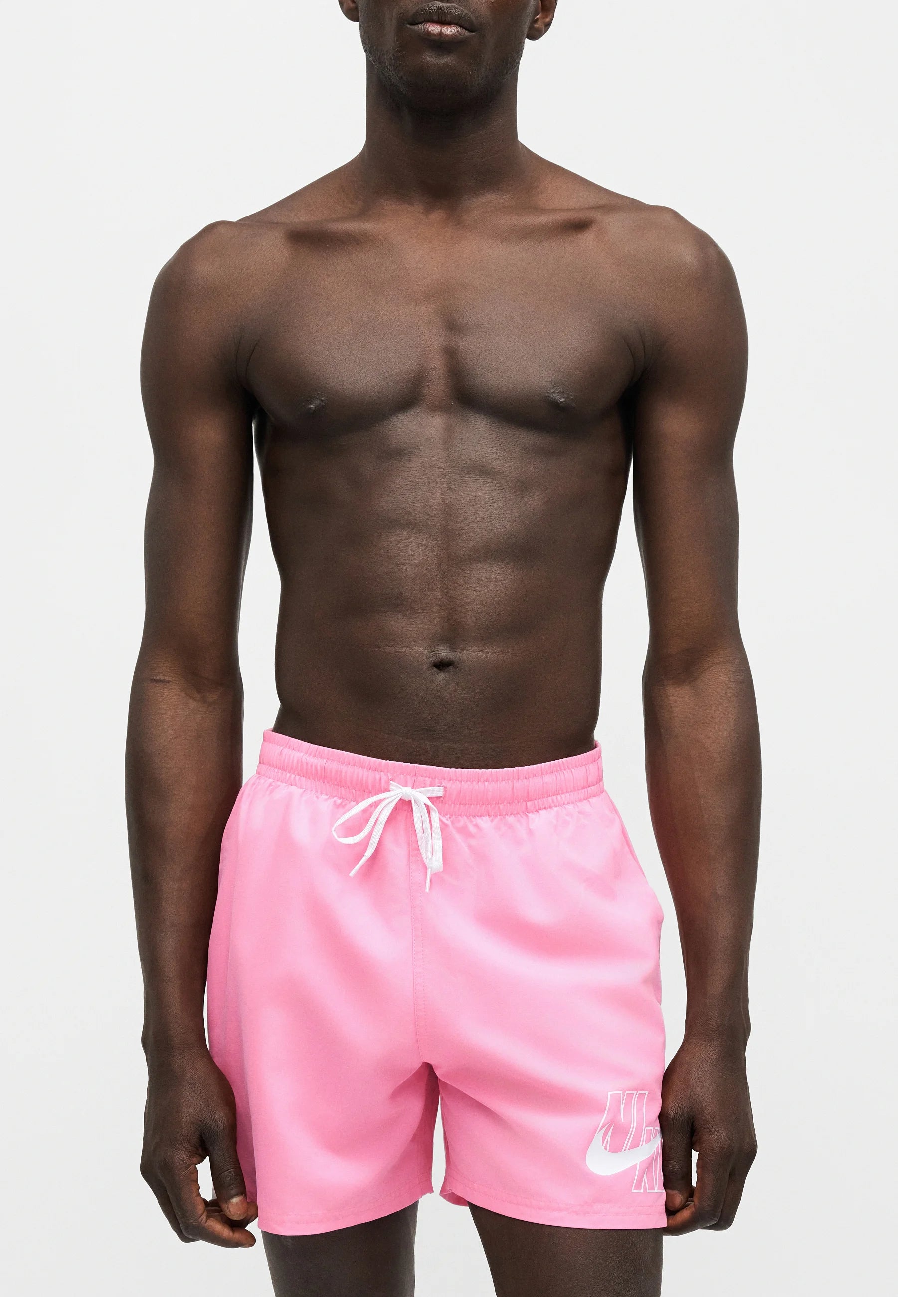 Nike Swim Breaker Logo Volley Swimming Shorts – Pink Glow