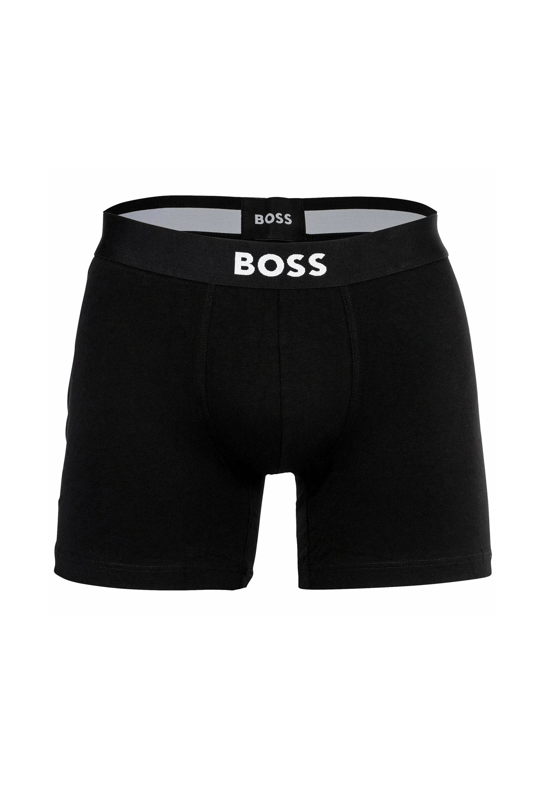 BOSS 6 Pack One Stretch Logo Boxers - Noir
