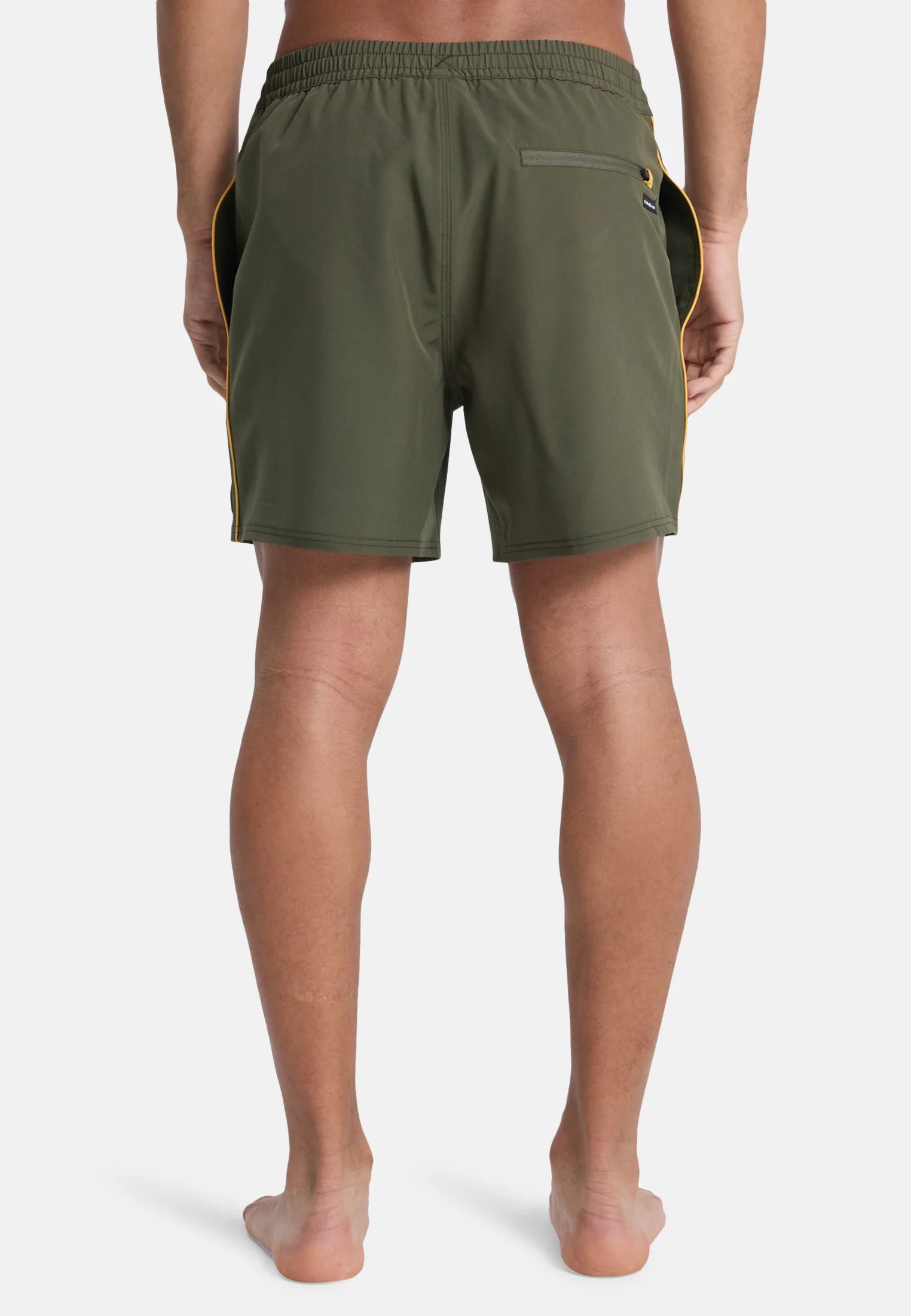 Quiksilver Stretch Piped Volley Swim Shorts – Dark Green