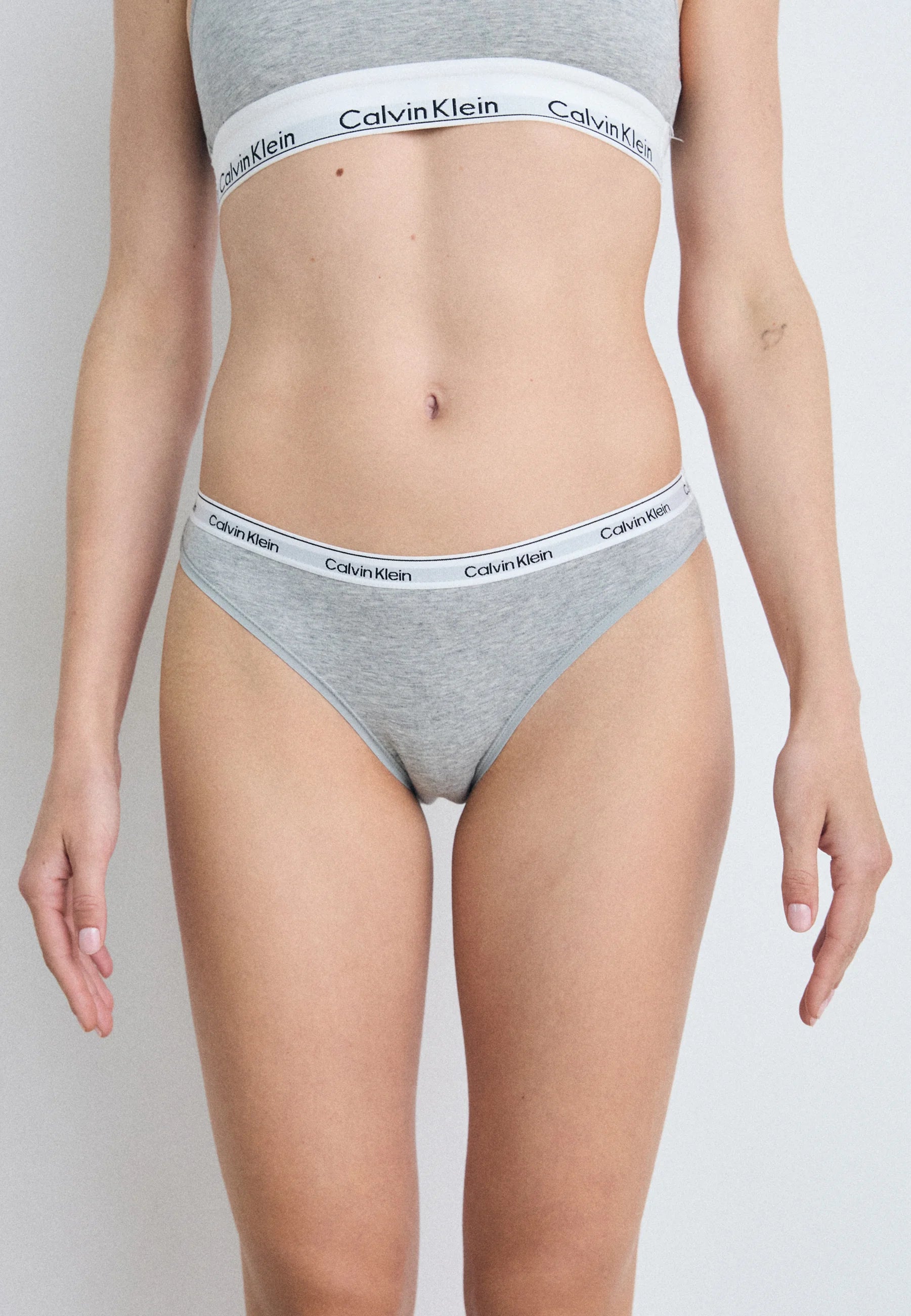 Calvin Klein Modern Logo Briefs – 3 Pack, Highline Green, Buff Pink, Grey