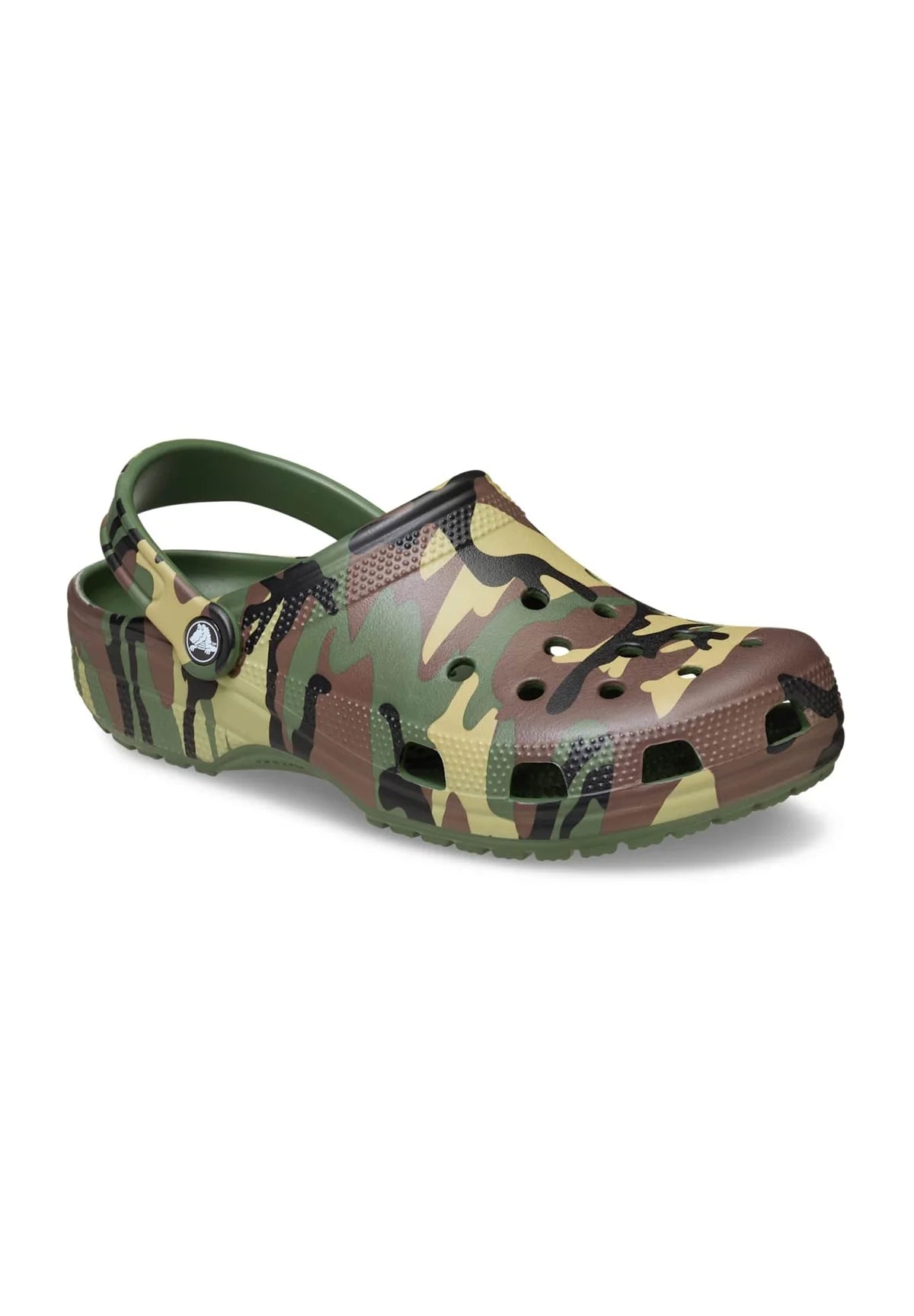 Crocs Classic Camouflage Clog – Armeegrün Multi