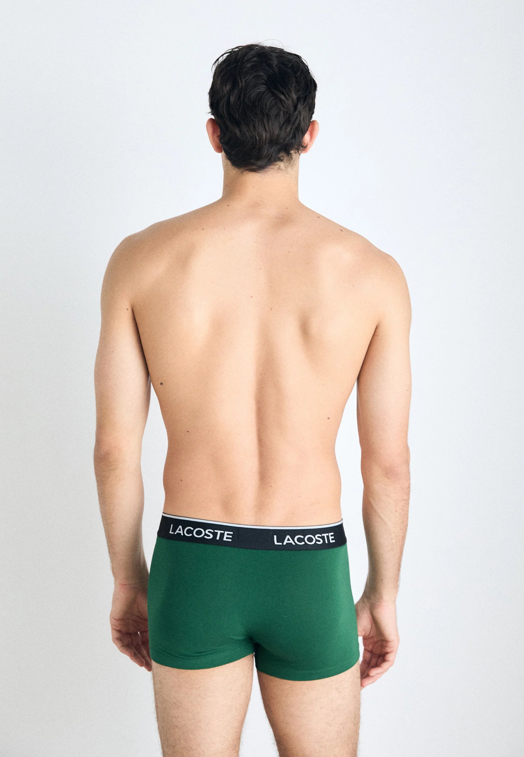 Lacoste Court Classic Stretch Trunks 3 Pack – zelená, žlutá, stříbrná