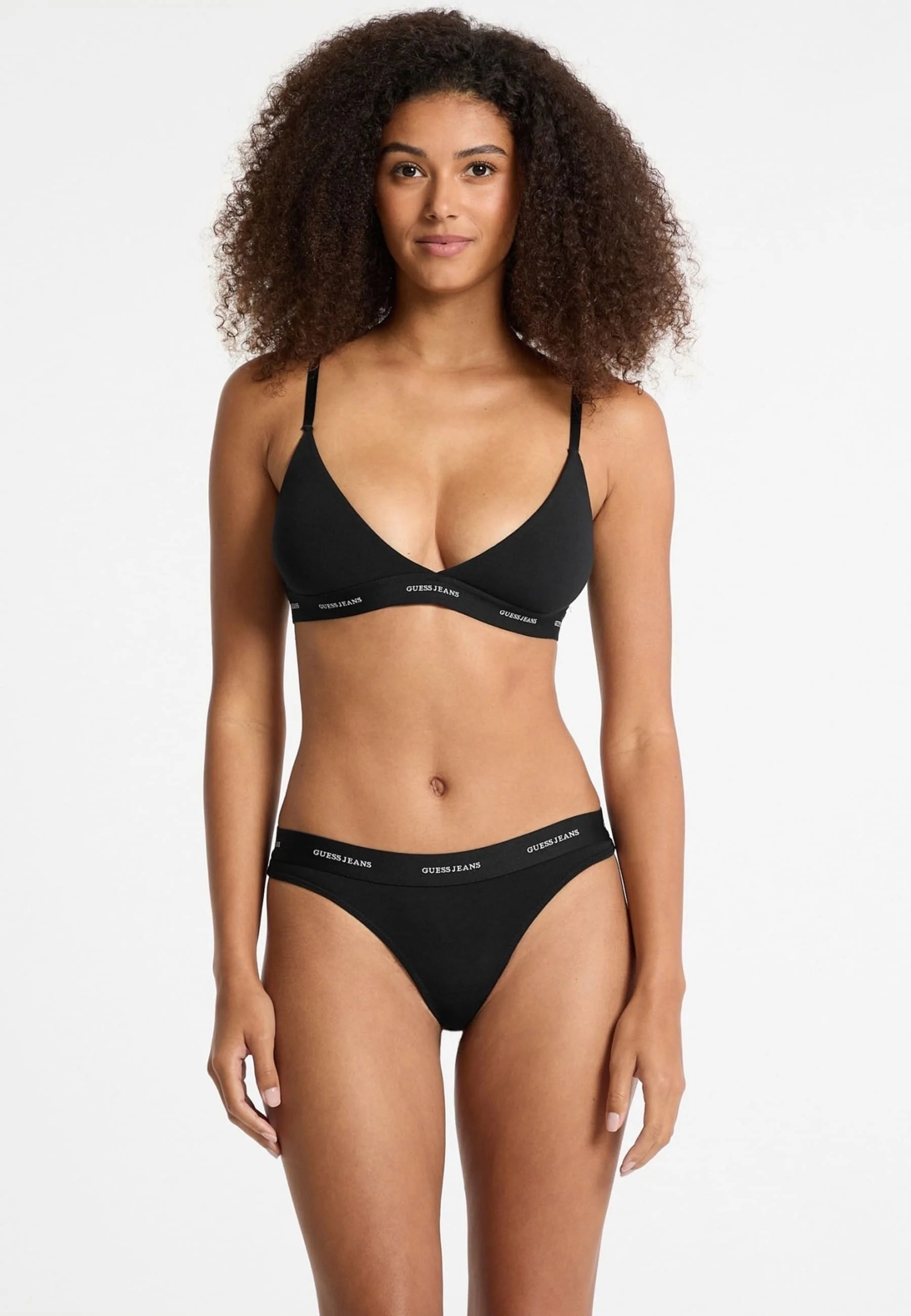 Guess Triangle Soft Bra – černá