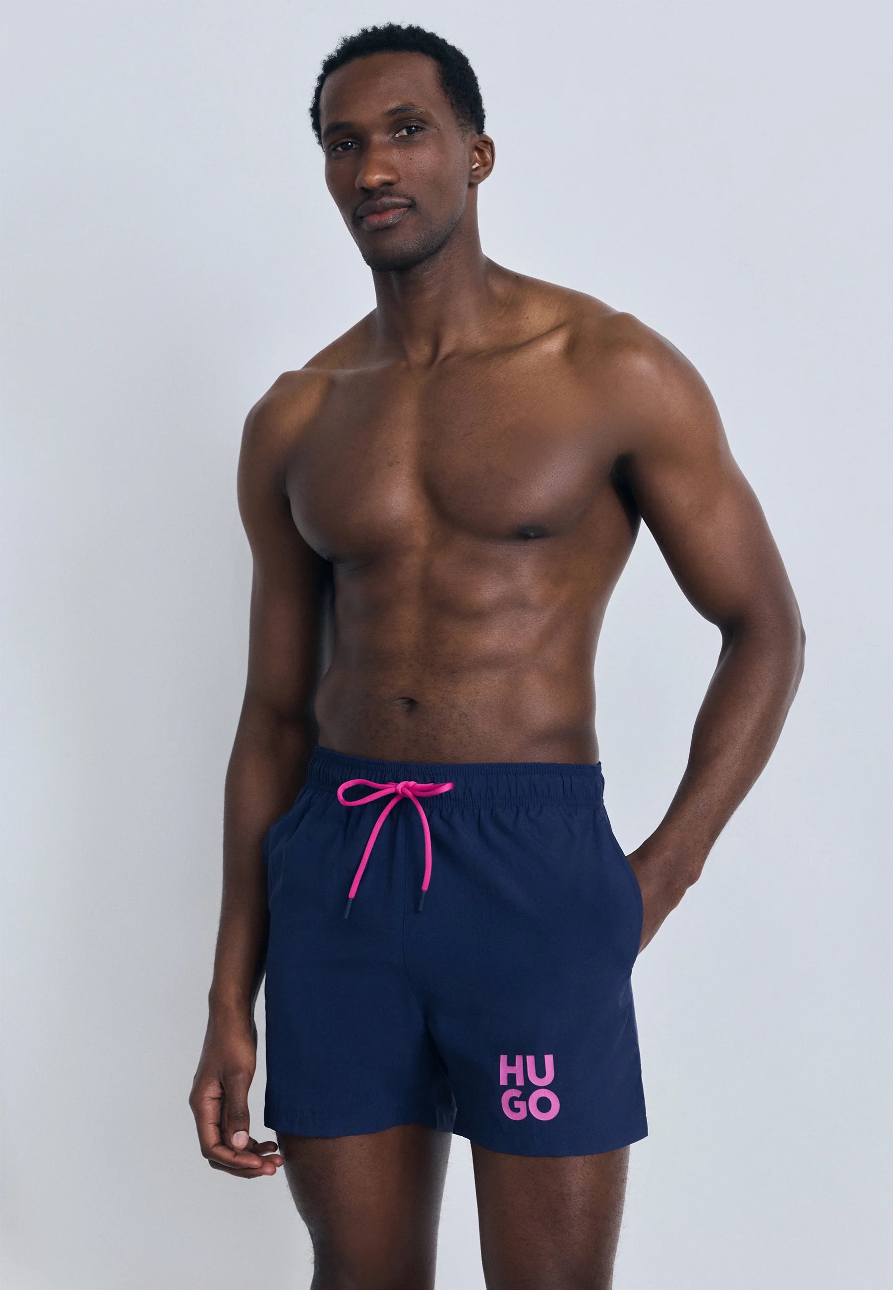 HUGO Paolo Swim Shorts – Navy