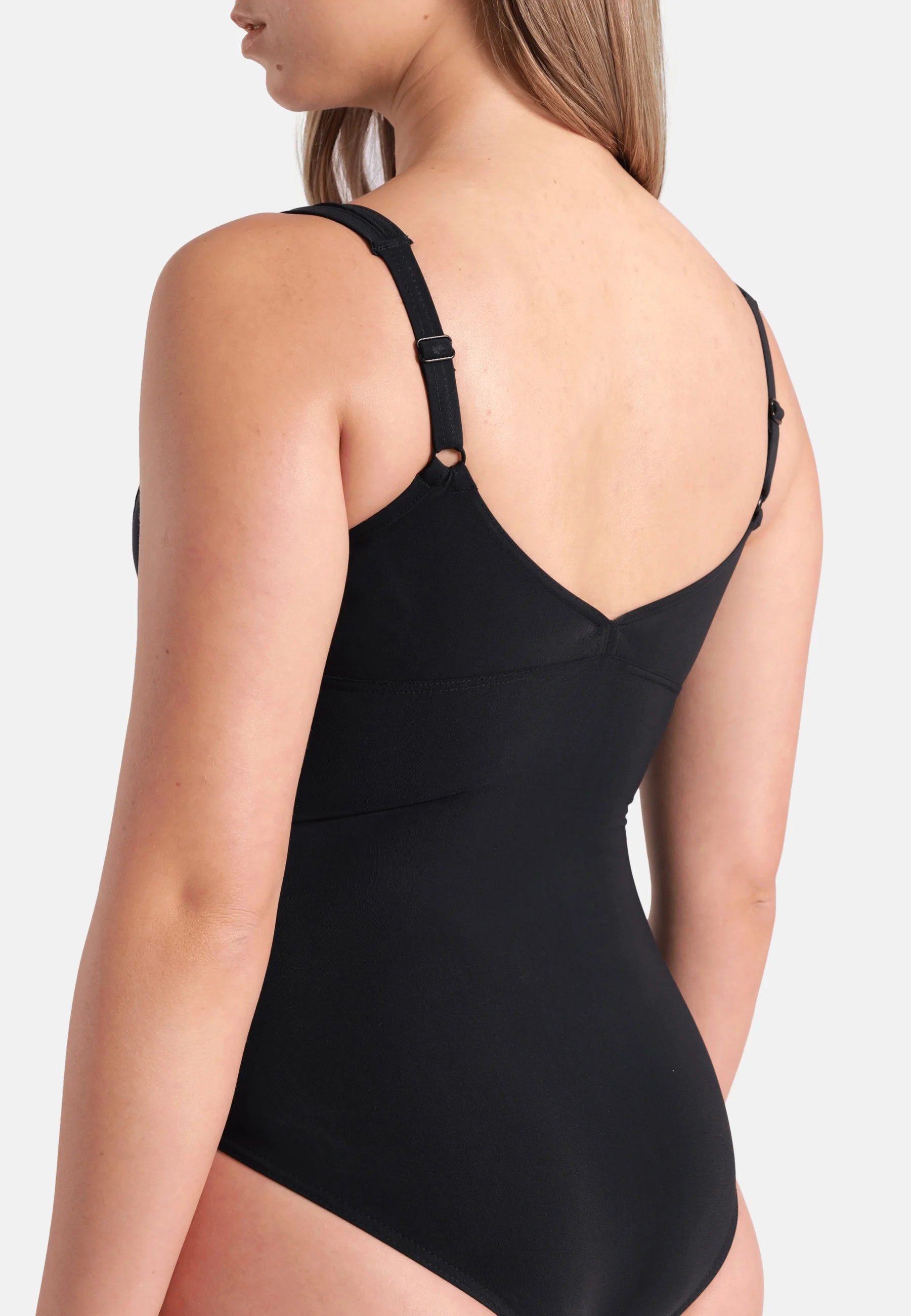 Arena Shapewear Vertigo C-Cup Einteiliger Badeanzug – Schwarz