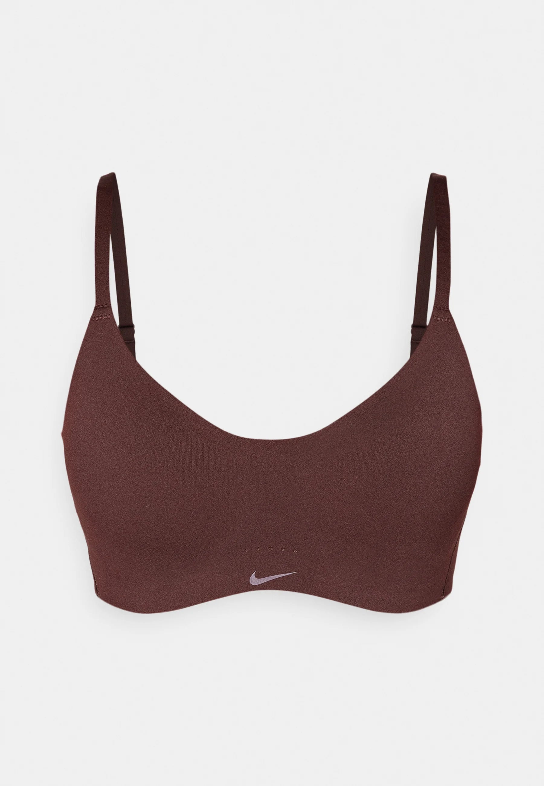 Podprsenka Nike Performance Ala Minimalist Light Support – Earth, bílá