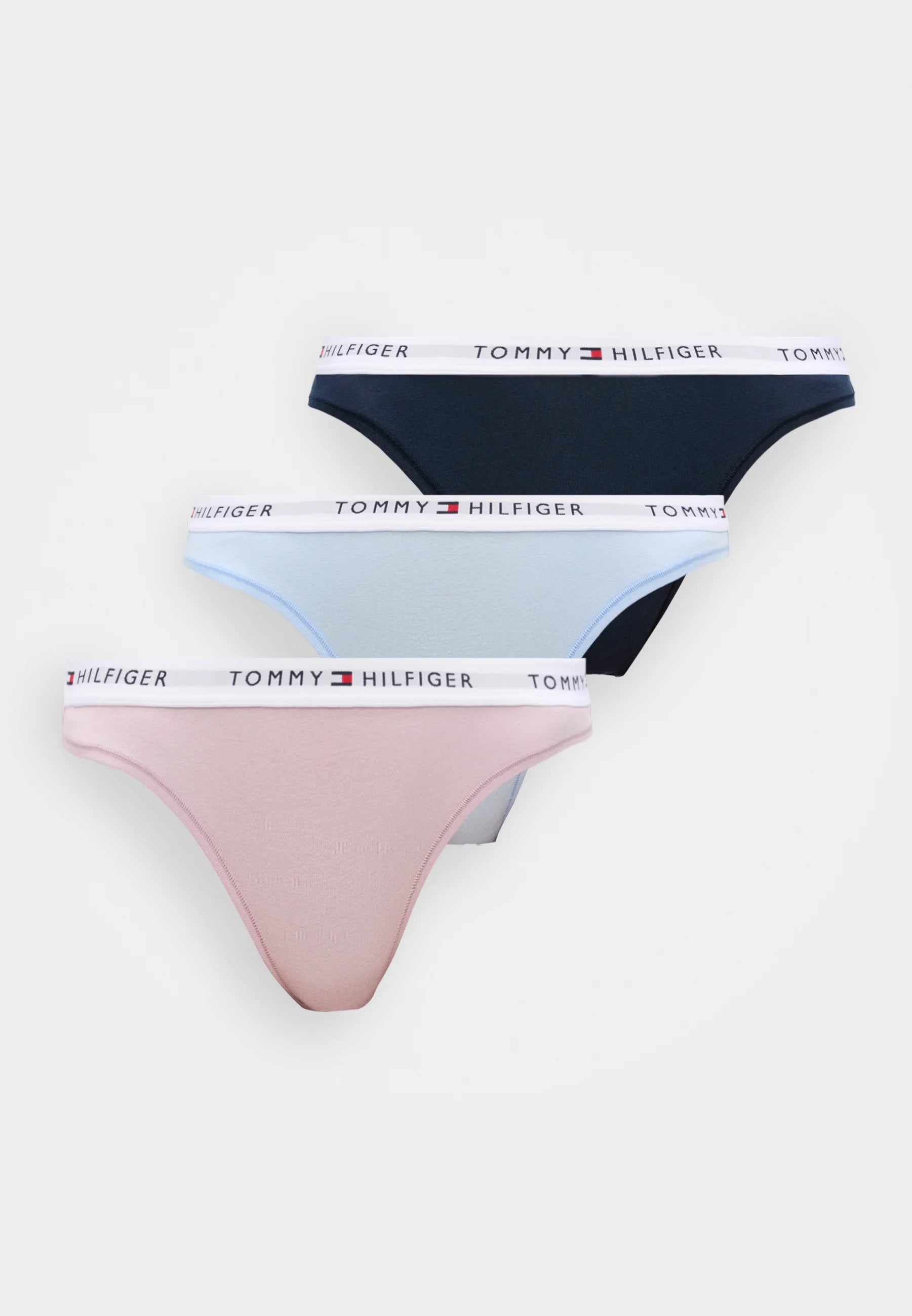 Tommy Hilfiger Briefs – 3 Pack, Navy, Breezy Orchid, Sweet Blue