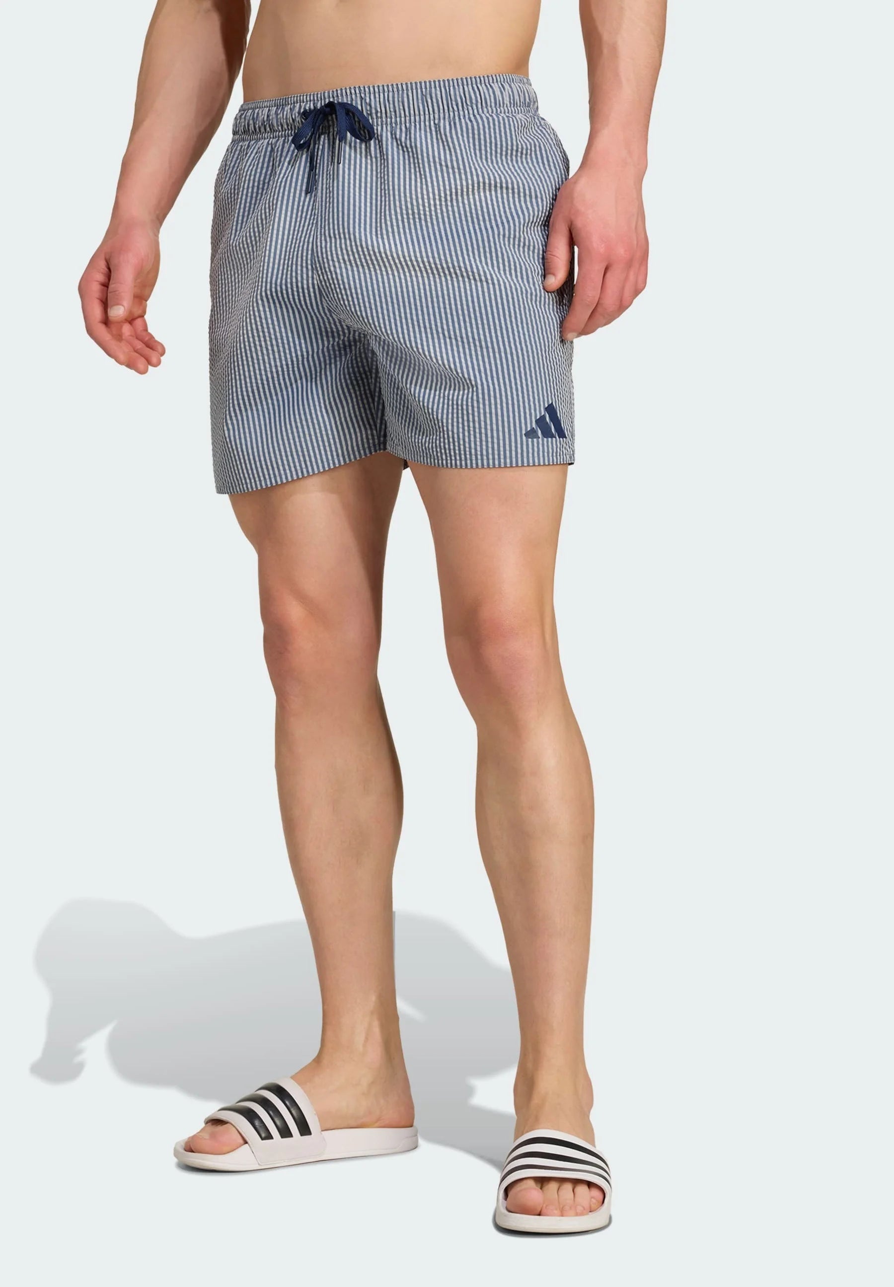 Plavky Adidas Sportswear – bílé, Preloved Ink