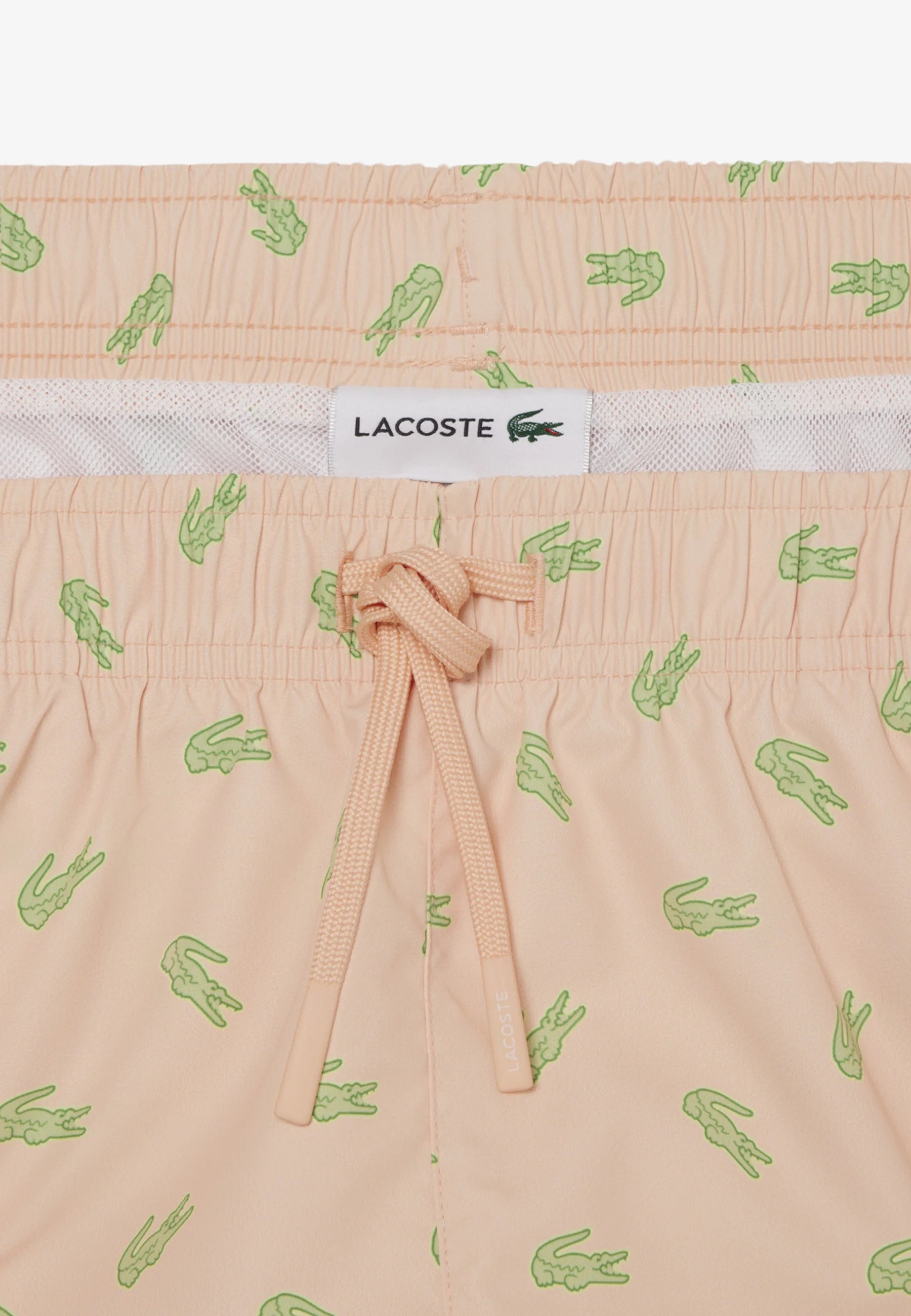 Short de bain Lacoste – Rose Pêche-BIG
