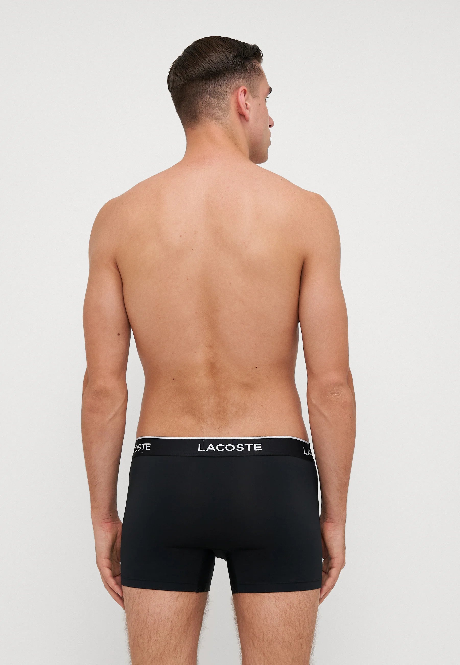 Lacoste Sport Performance Spodní prádlo 3 Pack Stretch Trunks – zelená, bílá, černá