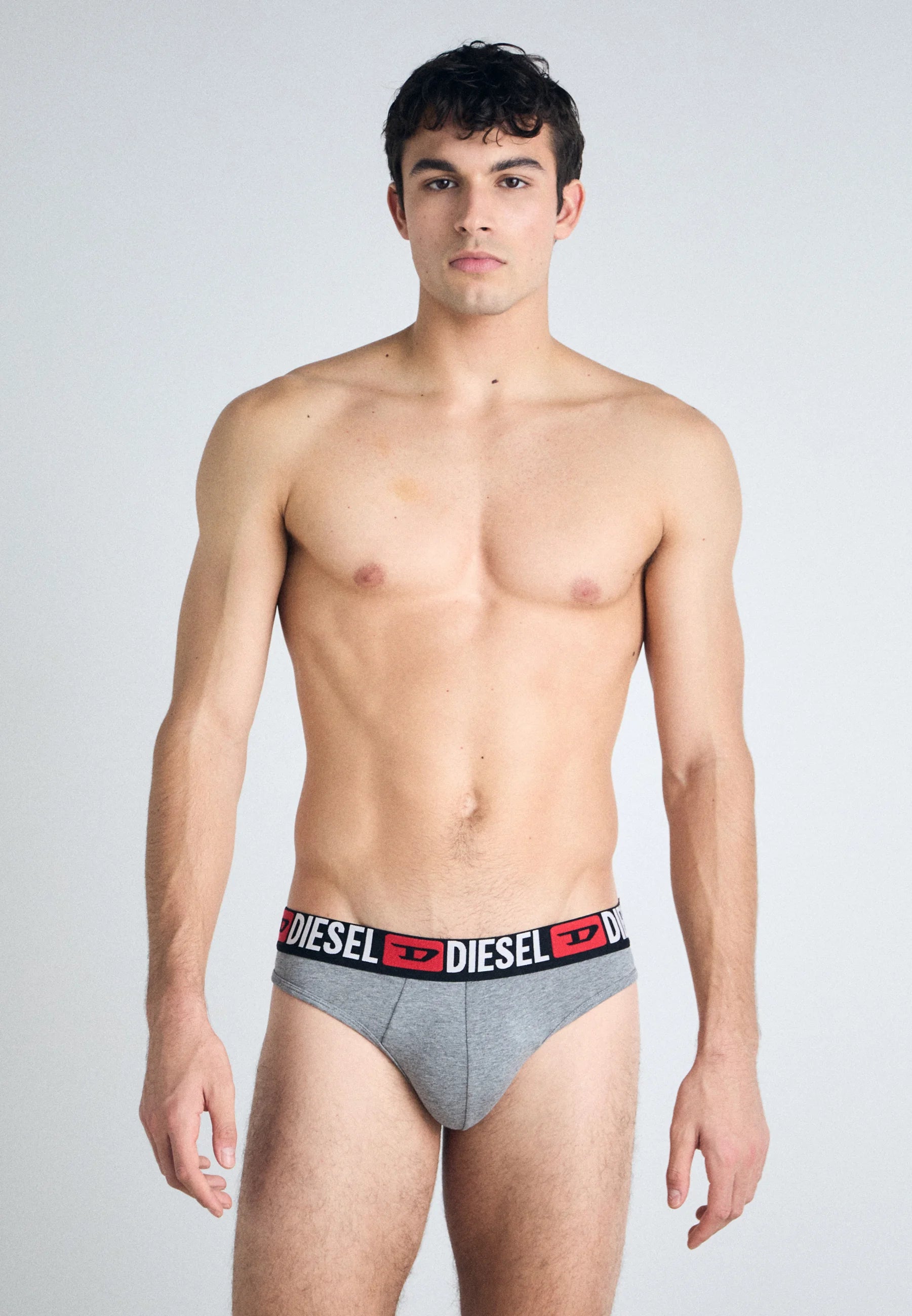 Diesel Rick Core Confezione da 3 perizoma: nero, grigio, rosso