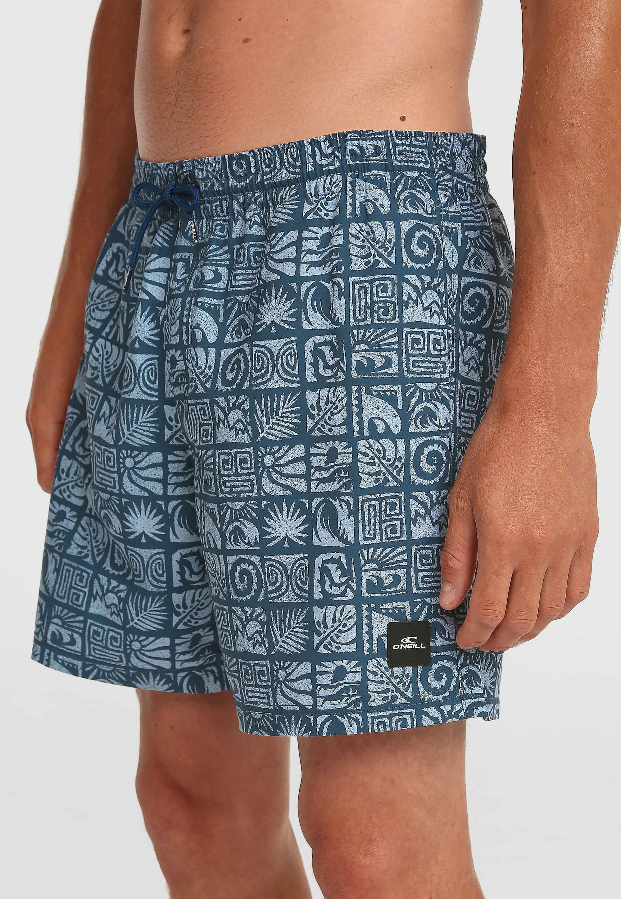 Plavkové šortky O’Neill Dark Blue Bricks – Tmavě modré