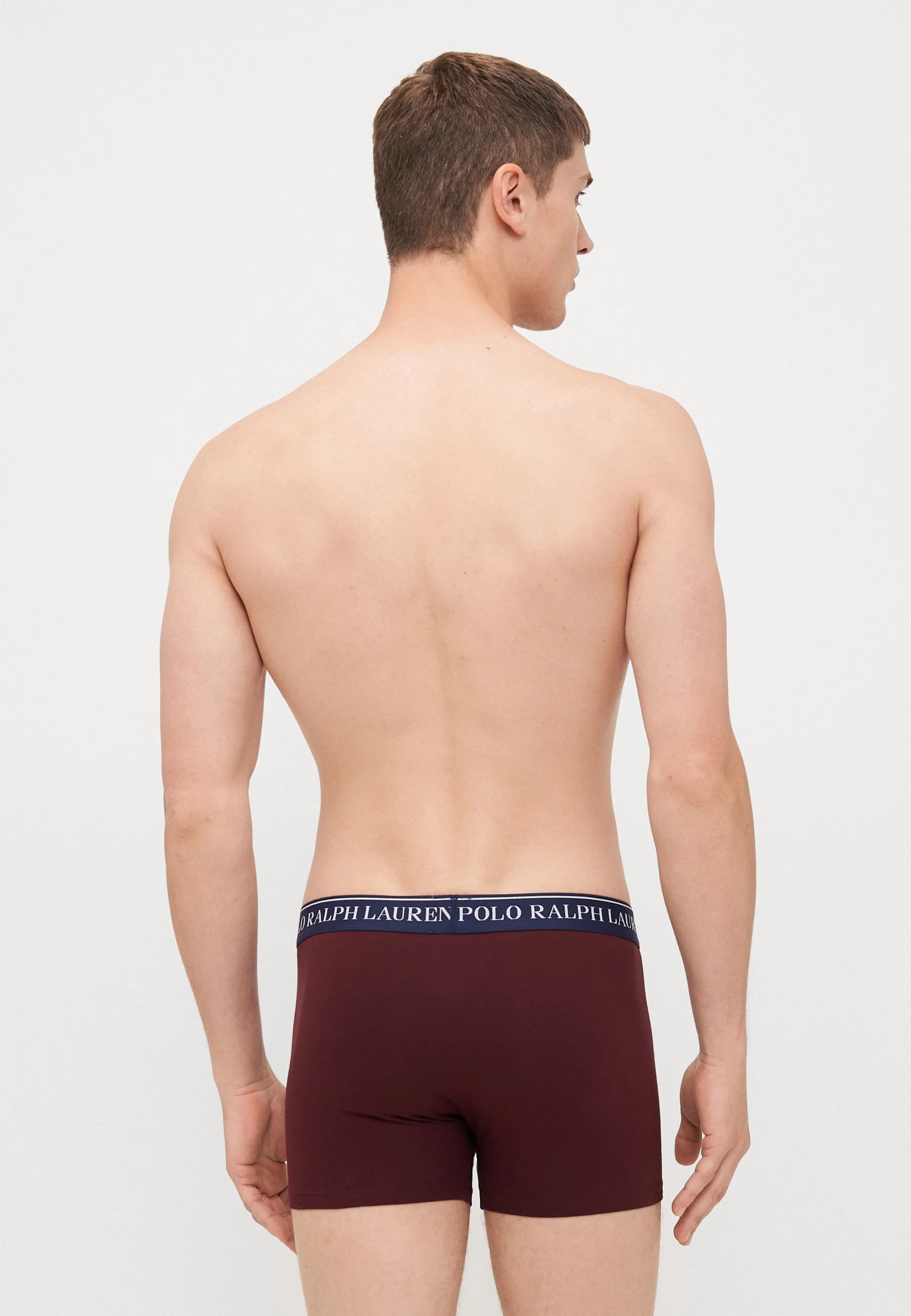 Polo Ralph Lauren Cotton Stretch Trunks – 5 Pack – Navy, Grey, Green, Wine, White