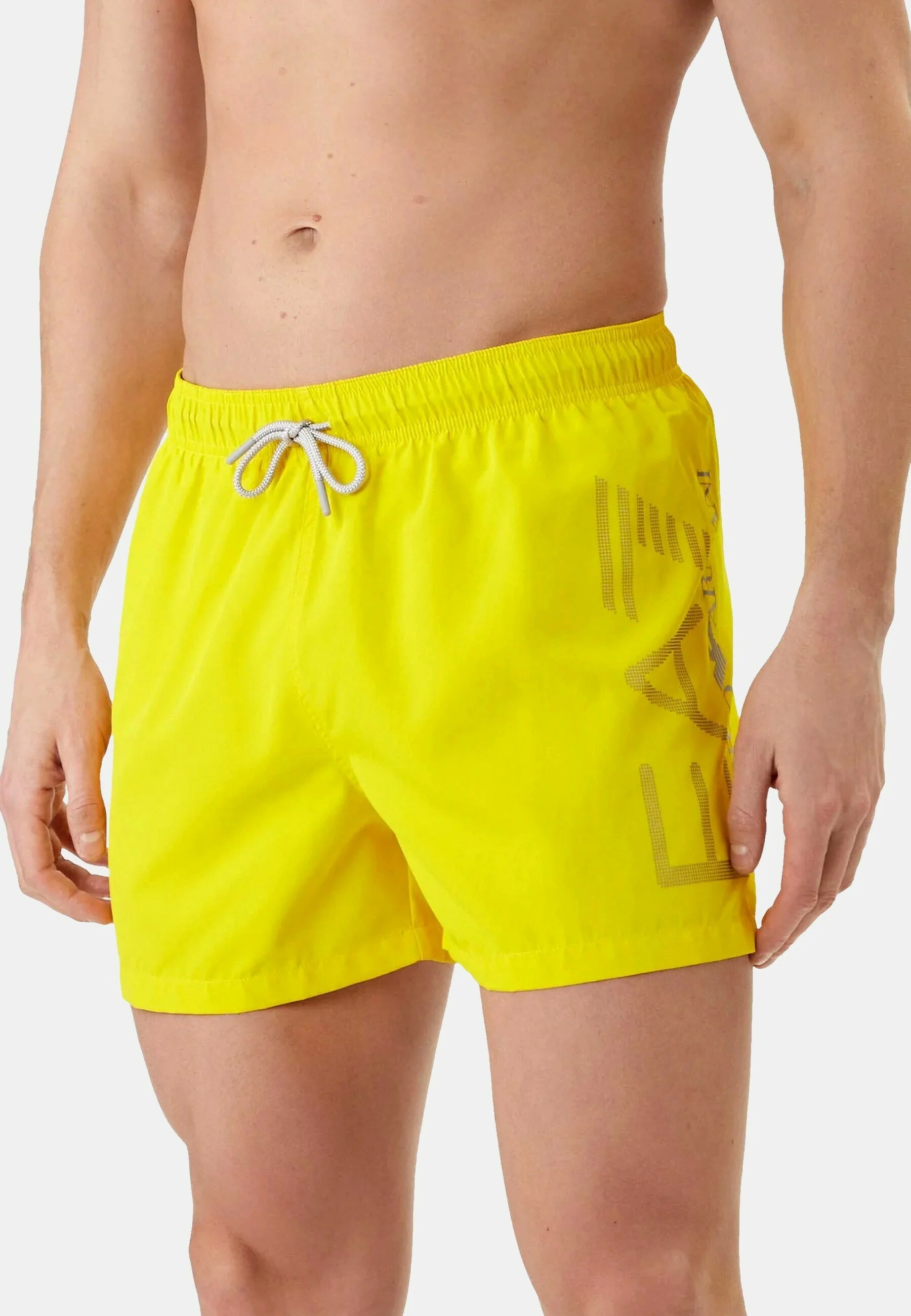 Short de bain Emporio Armani EA7 Water Logo – Jaune