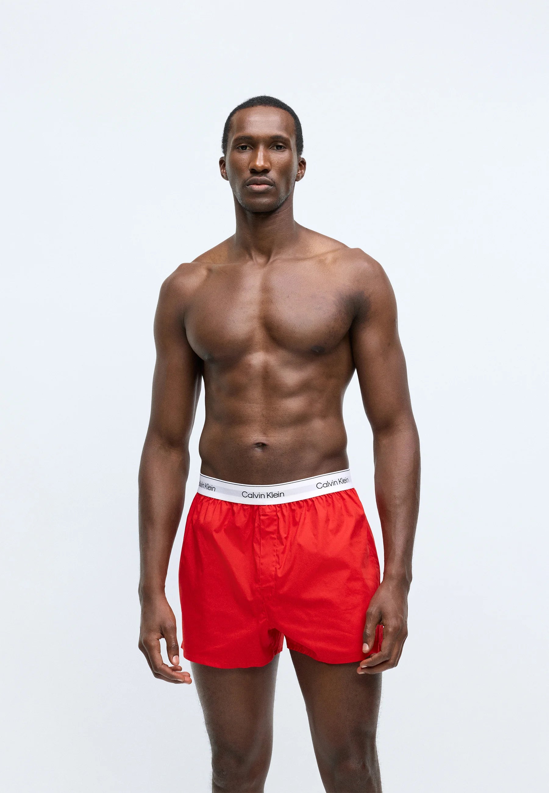Calvin Klein Icon Cotton Stretch Slim boxerky – 3 balení – černé, tmavé bobule