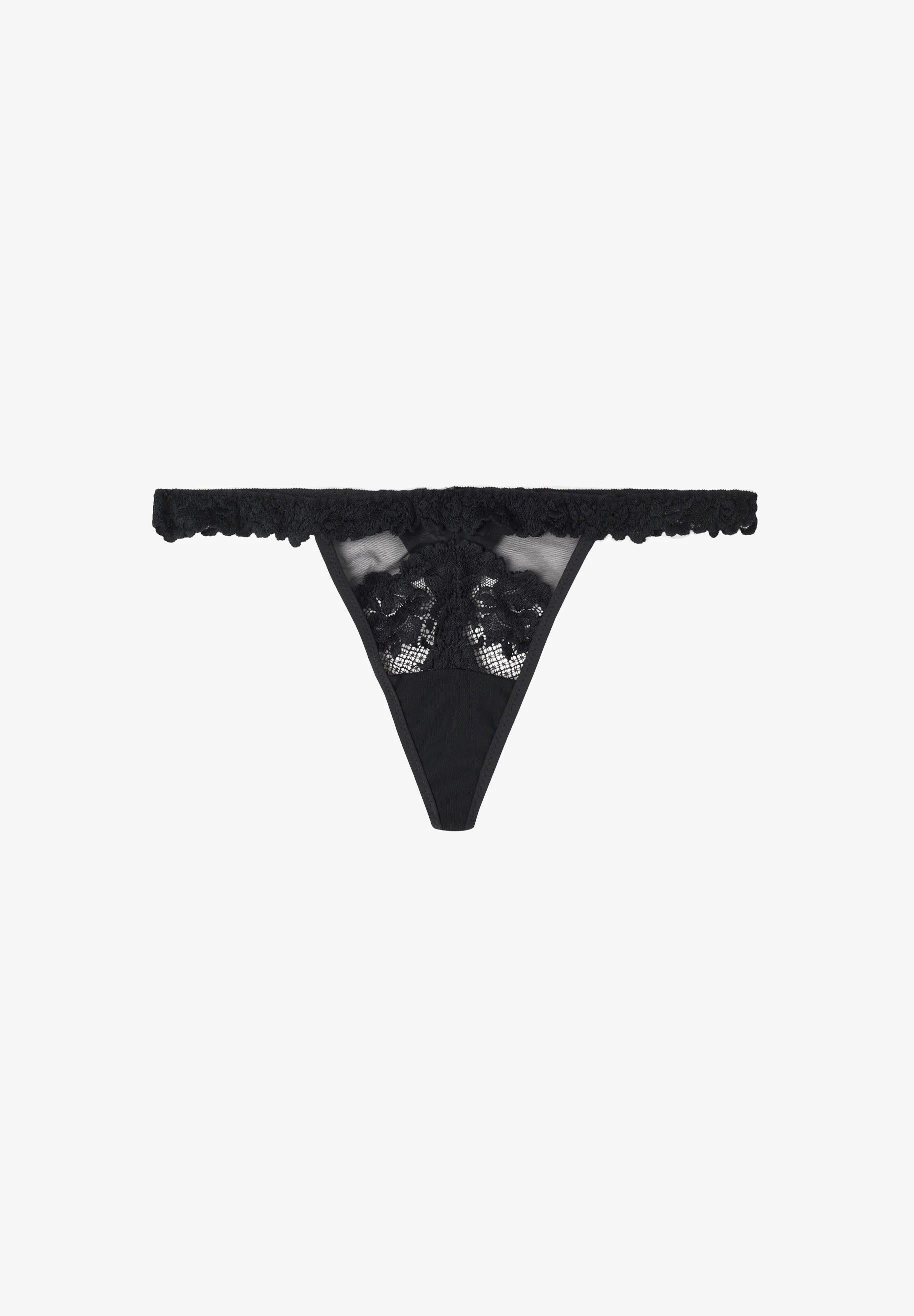 Postranní popruhy k tangám Intimissimi Pretty Flowers – černá