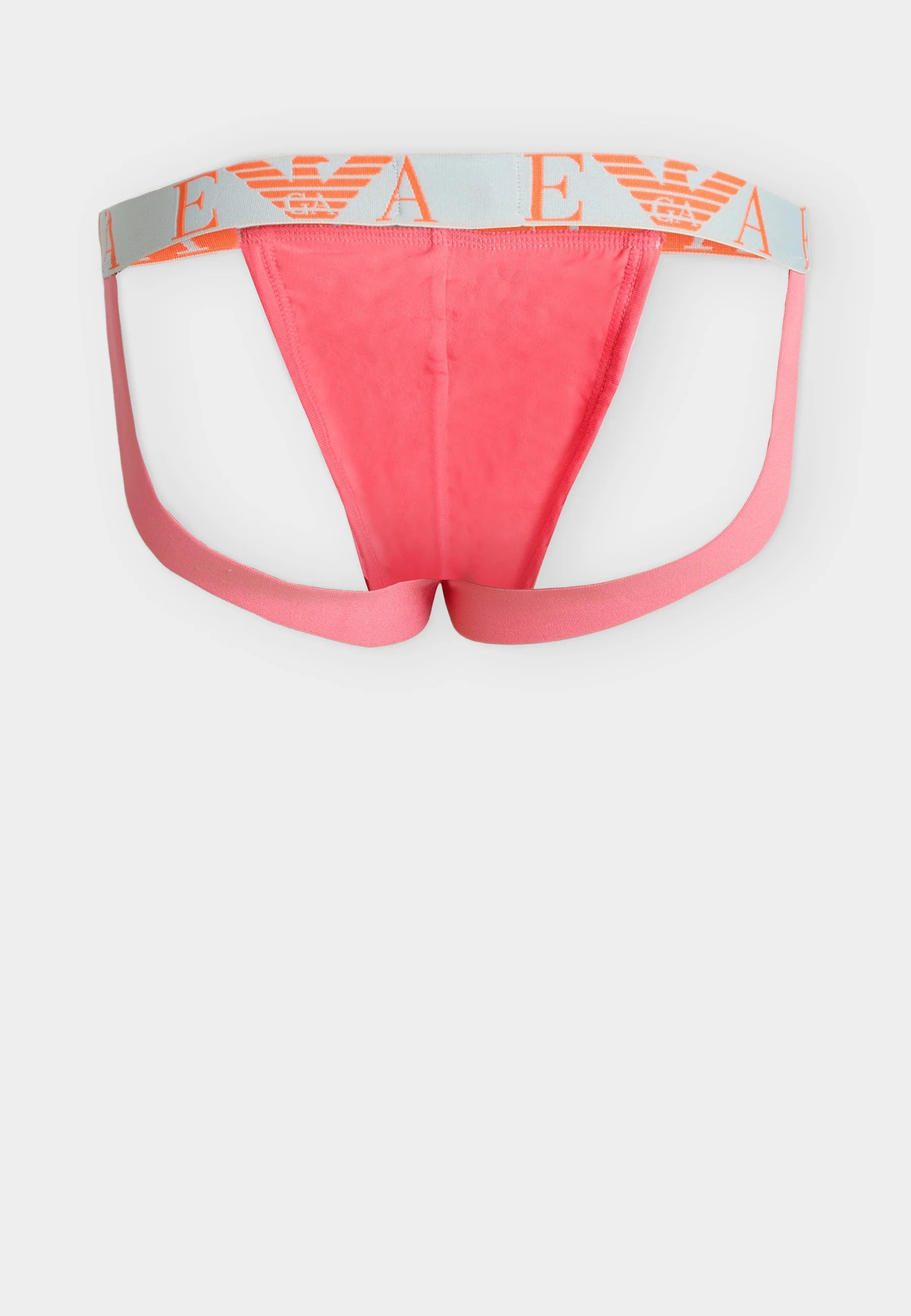 Lot de 2 jockstraps Emporio Armani BOLD Monogram – Rose, Aqua