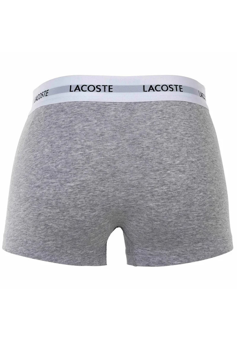 Lacoste 6 Pack Stretch Logo pasový pás – černá, bílá, šedá