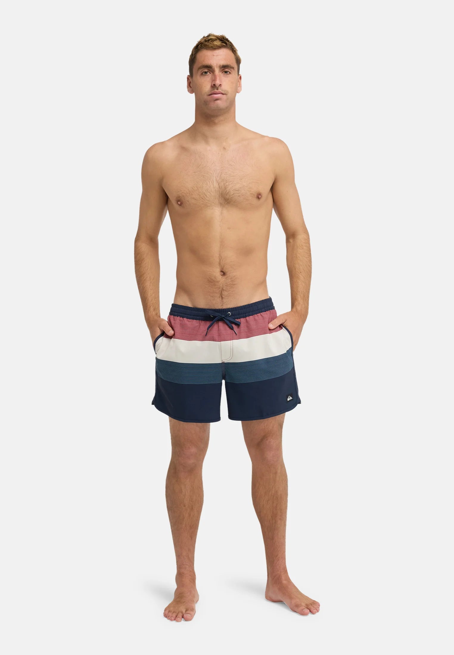 Short de bain Quiksilver Stretch Scallop Volley – Dark Navy Tijuana