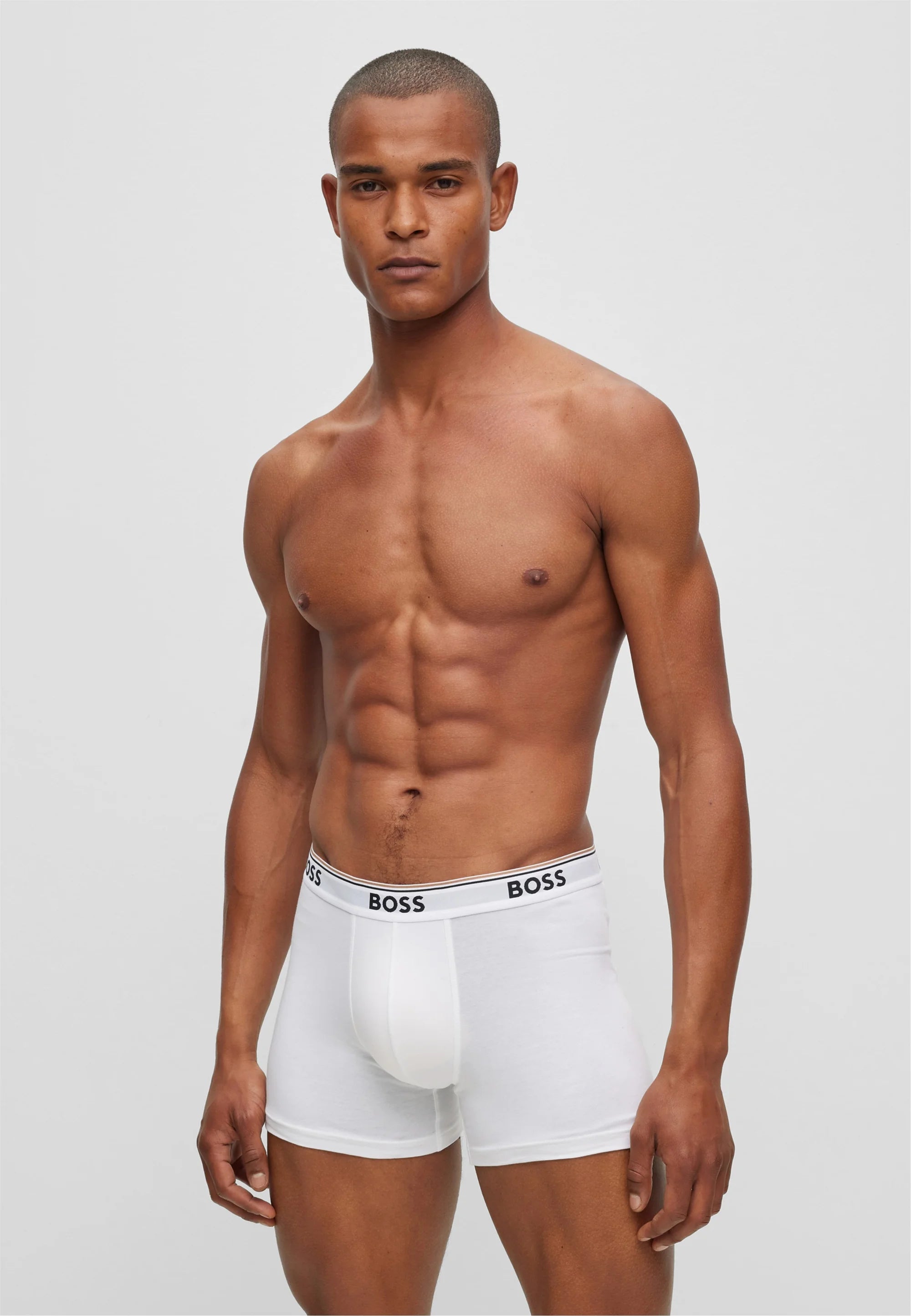 Boxerky BOSS Power 3 Pack – bílé