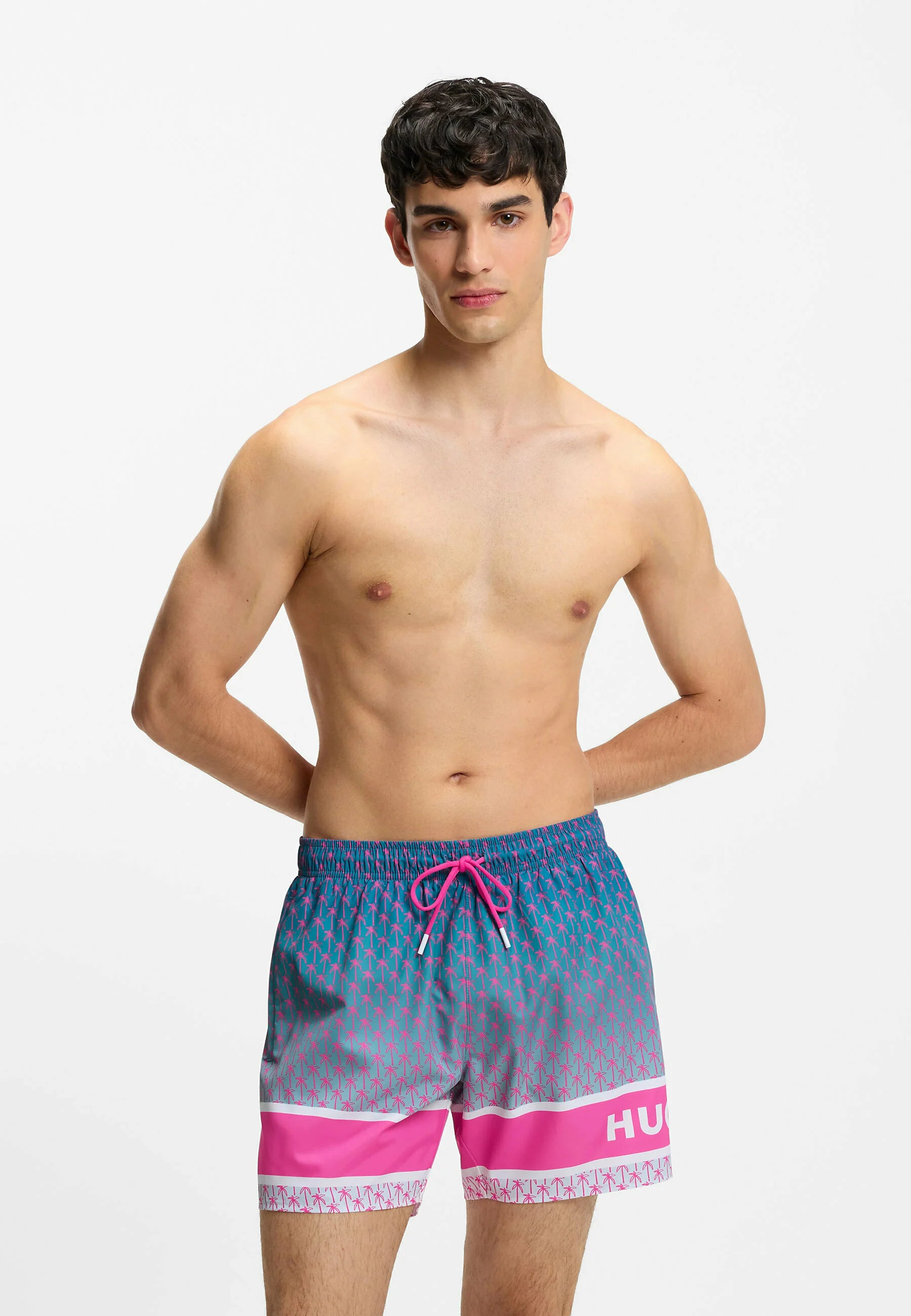 Short de bain HUGO Palms – Open Blue Thirtyeight