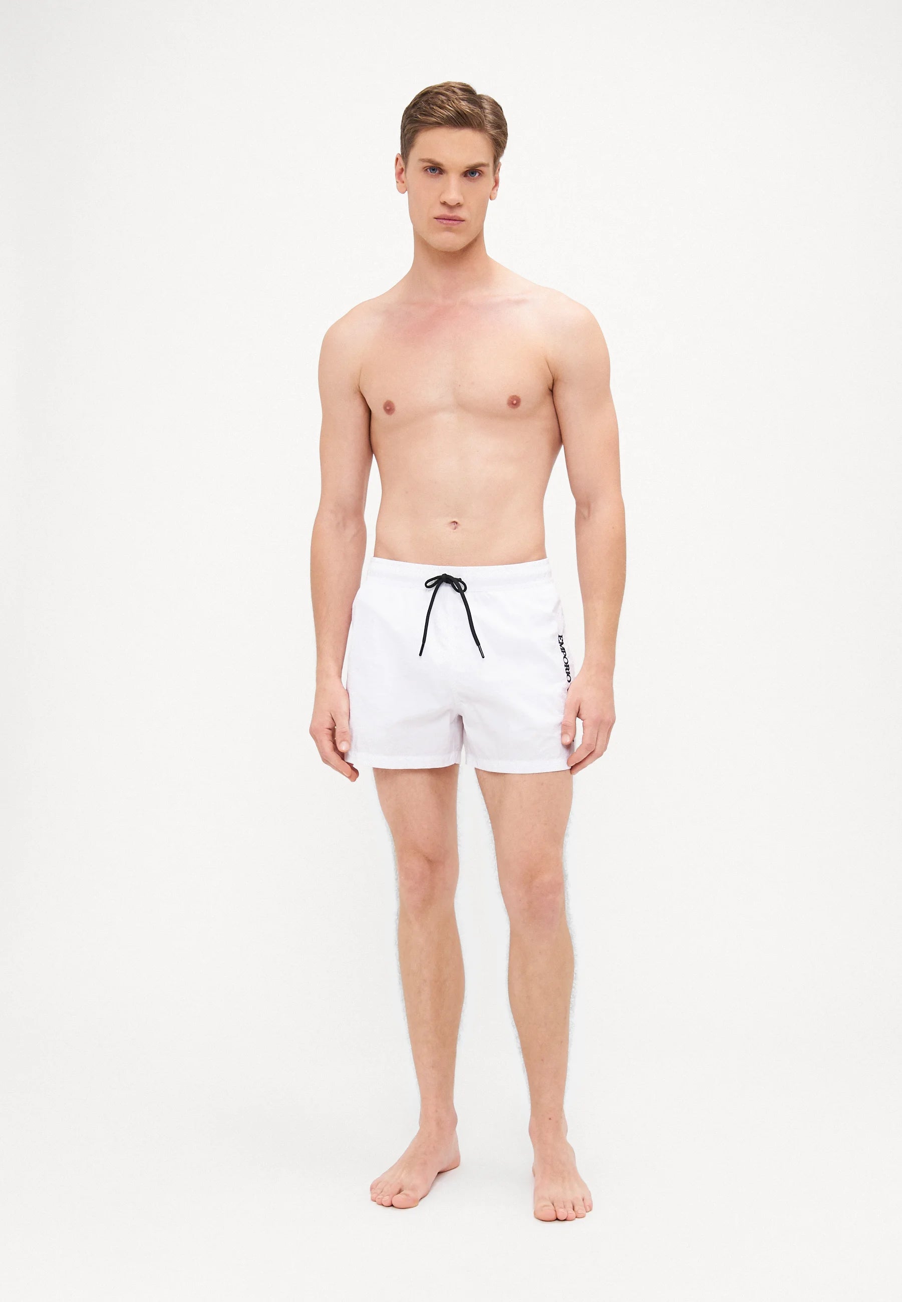 Pantaloncini da bagno Emporio Armani EA7 – Bianco