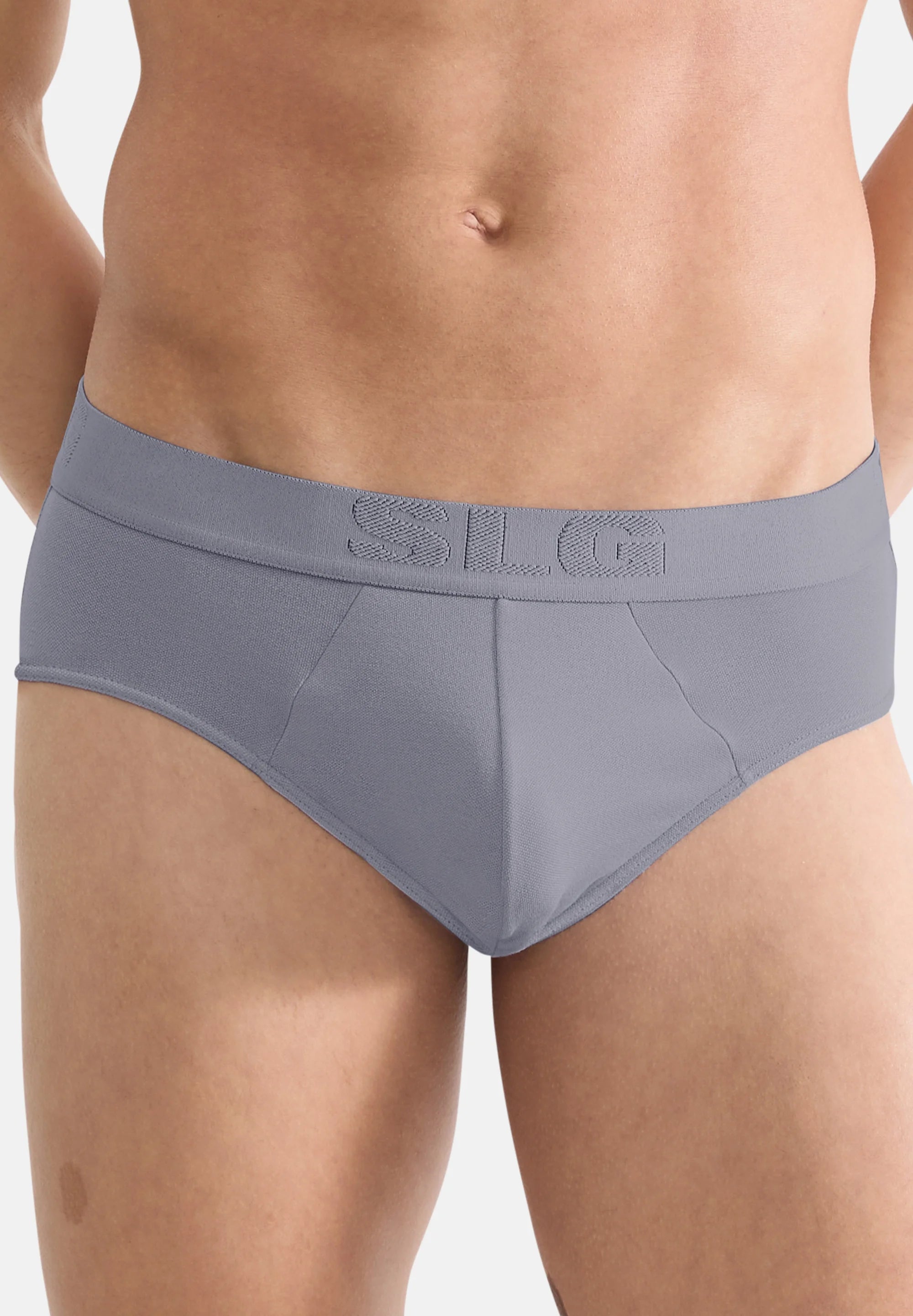 Lot de 6 slips doux Sloggi Base – Gris Morandi