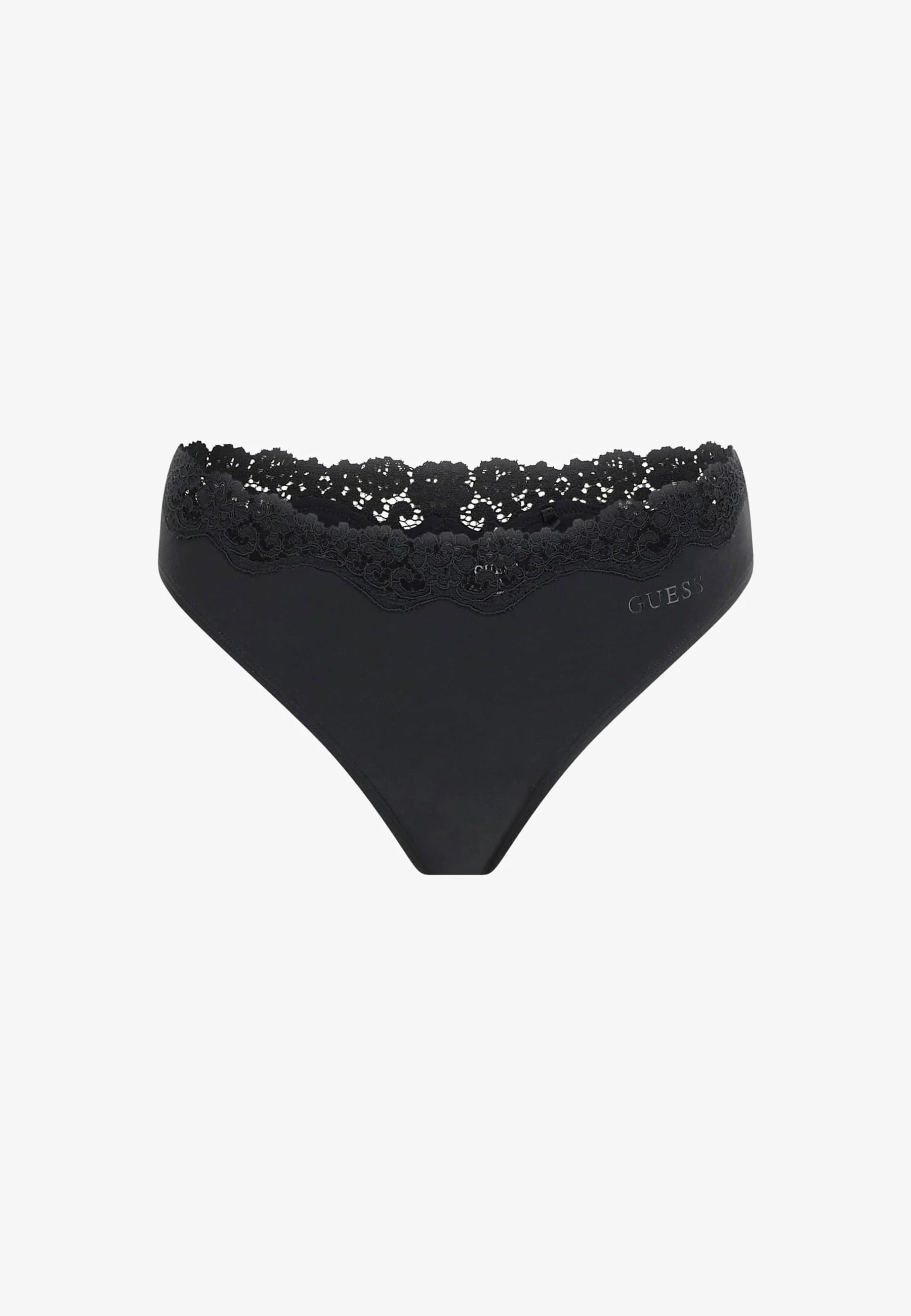 Brazilské kalhotky Guess Eveline – černé