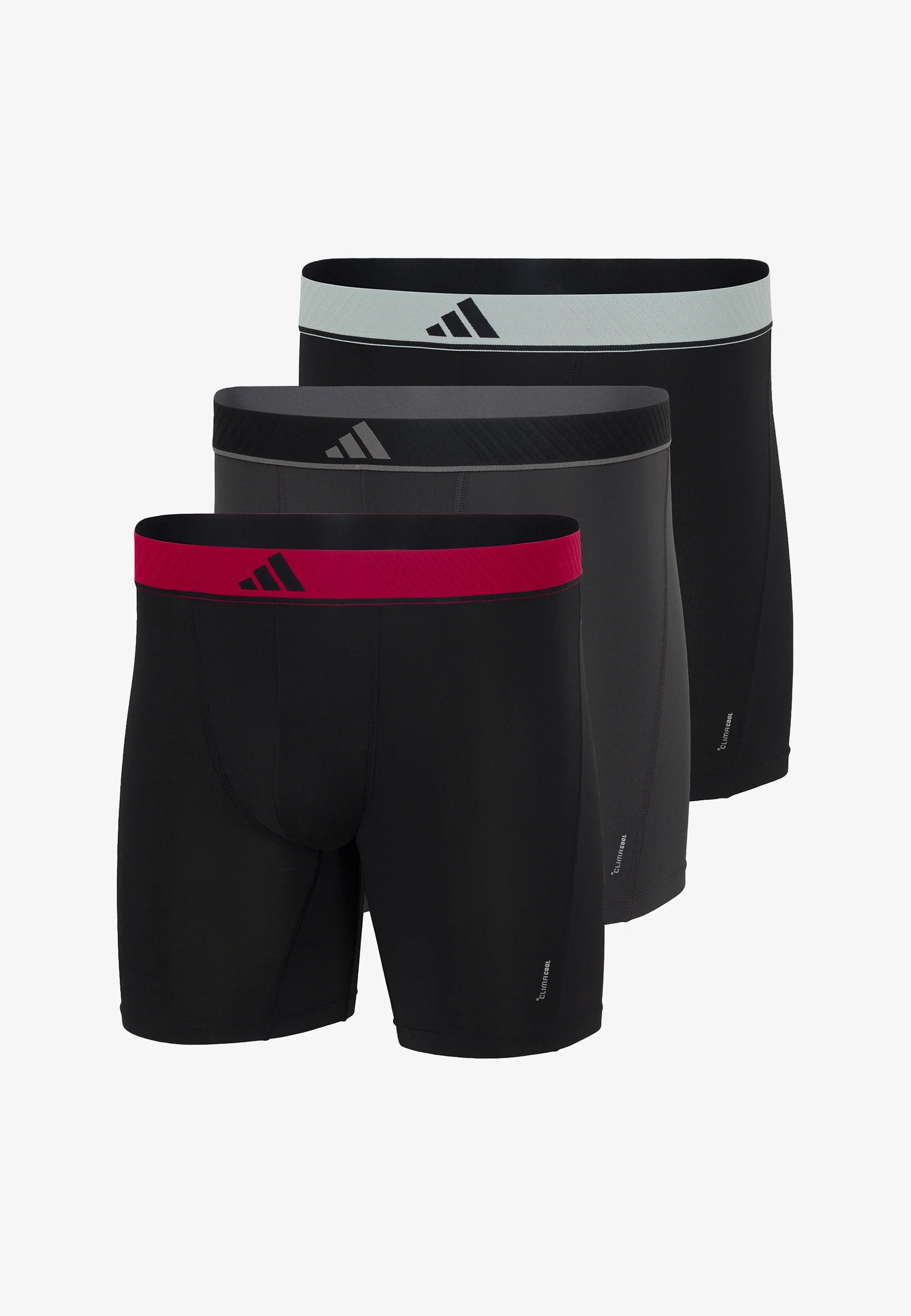 Adidas Sportswear 3 Pack Boxer Briefs – Black, Grey