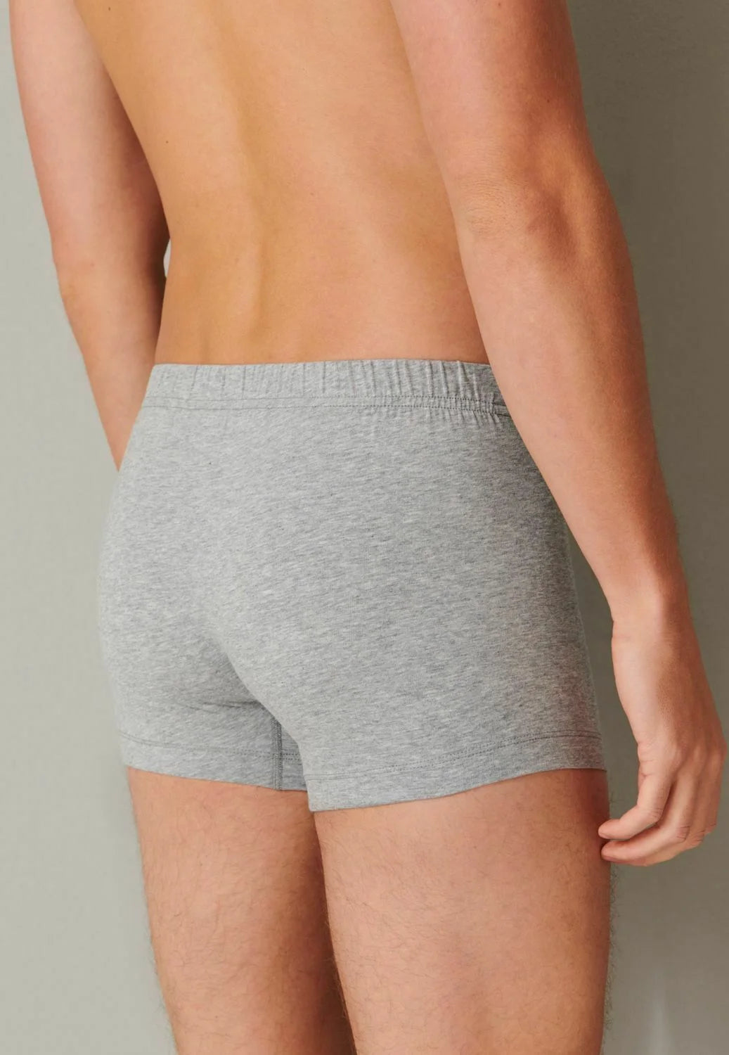 Schiesser Essentials Cotton Trunks 6 Pack – Black, Navy, Grey Melange