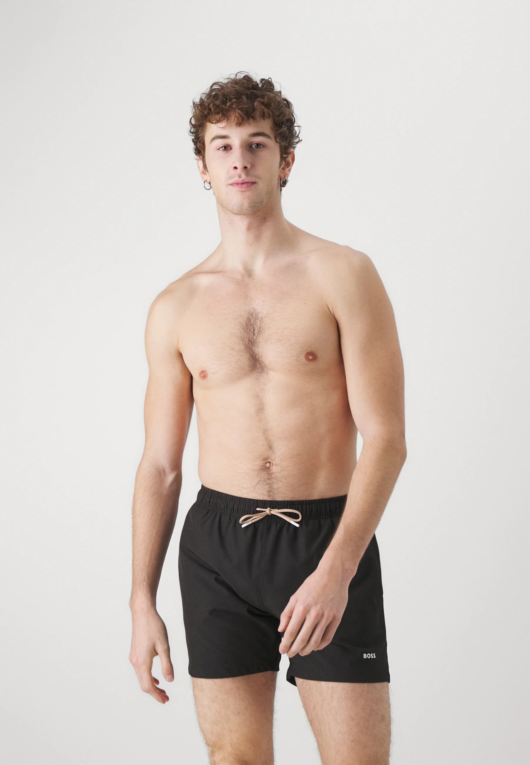 BOSS Tio Badeshorts – Schwarz