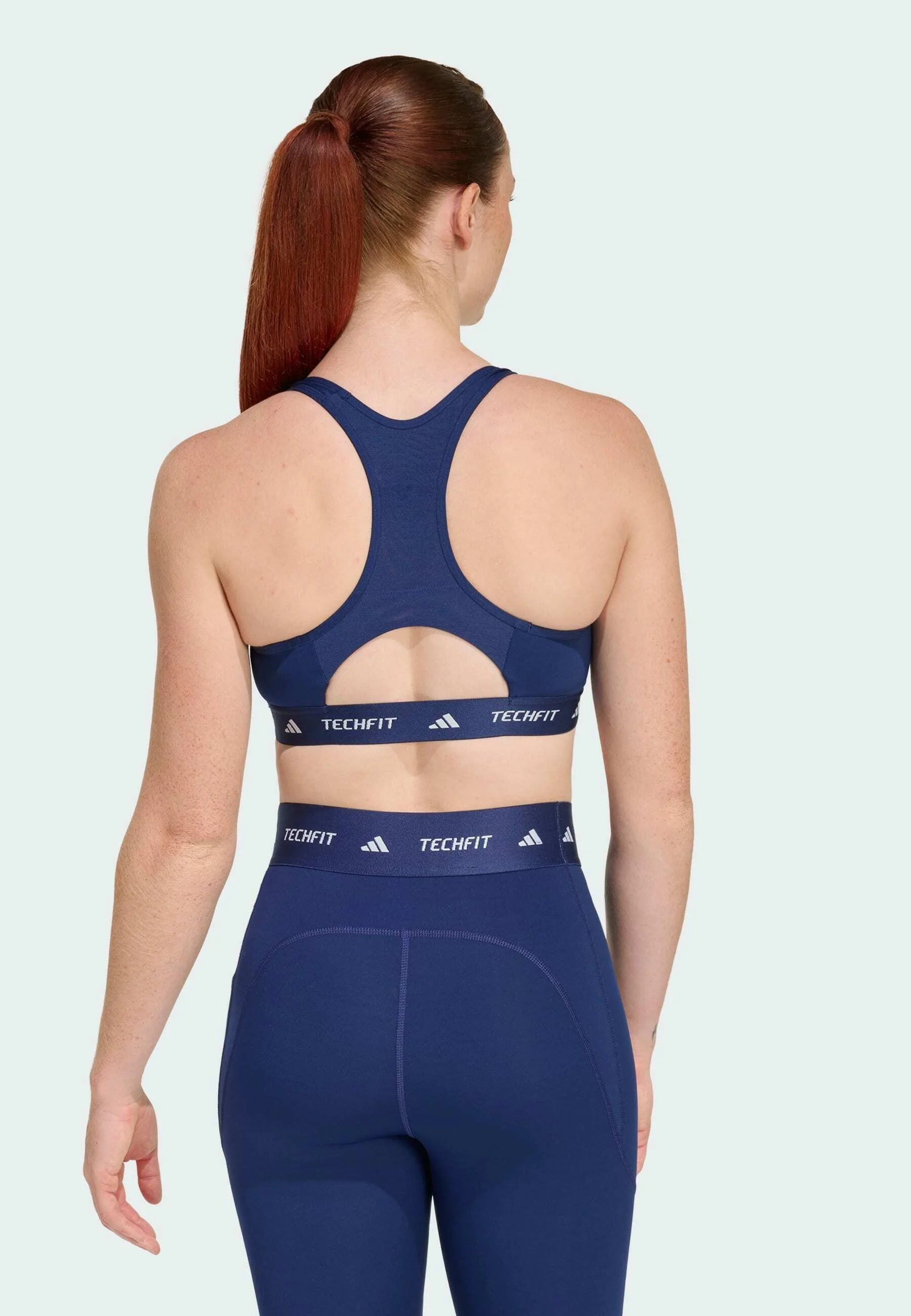 Reggiseno a sostegno medio Adidas Performance Techfit - Blu scuro
