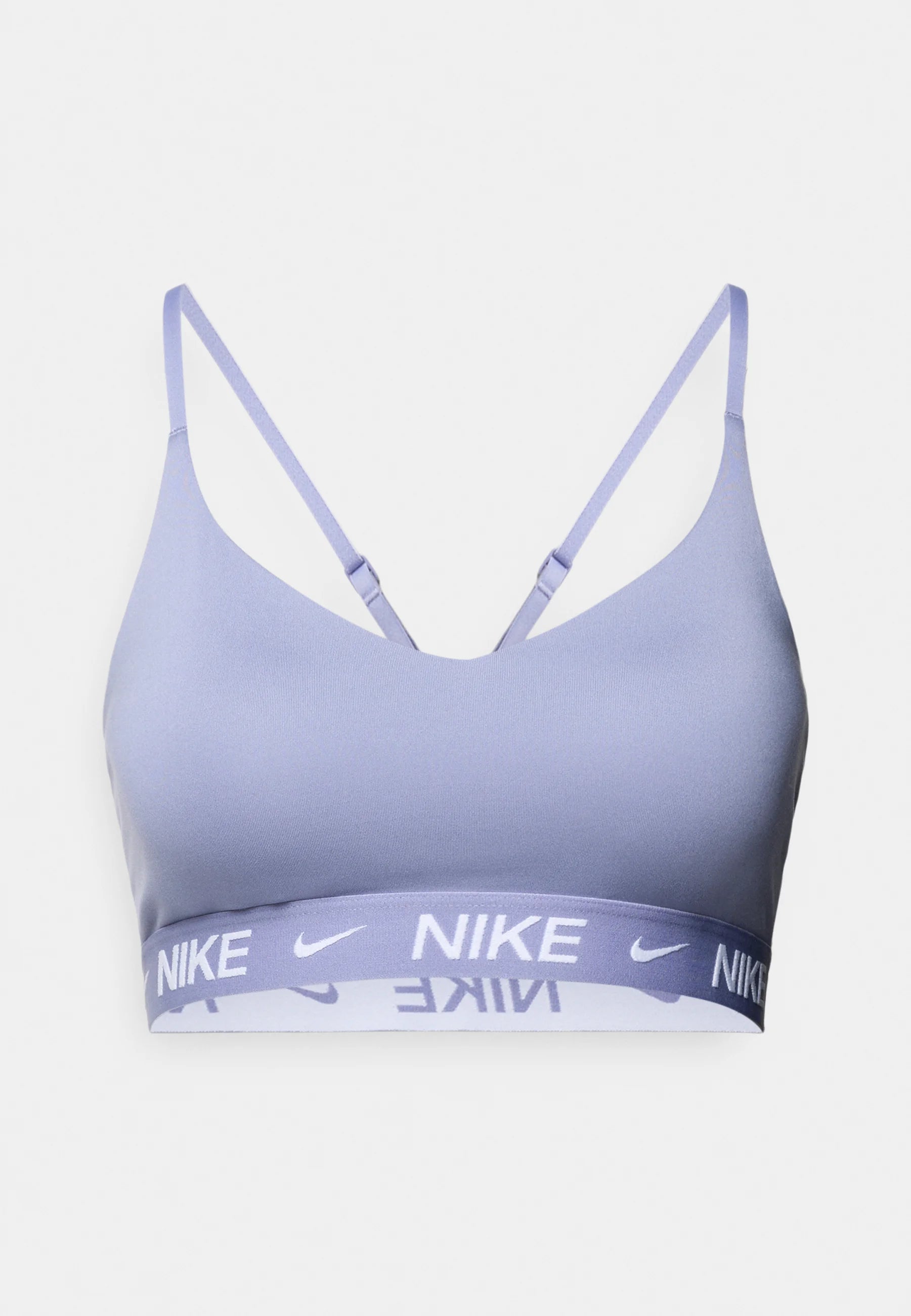 Soutien-gorge Nike Performance Indy Light Support – Violet fer, blanc