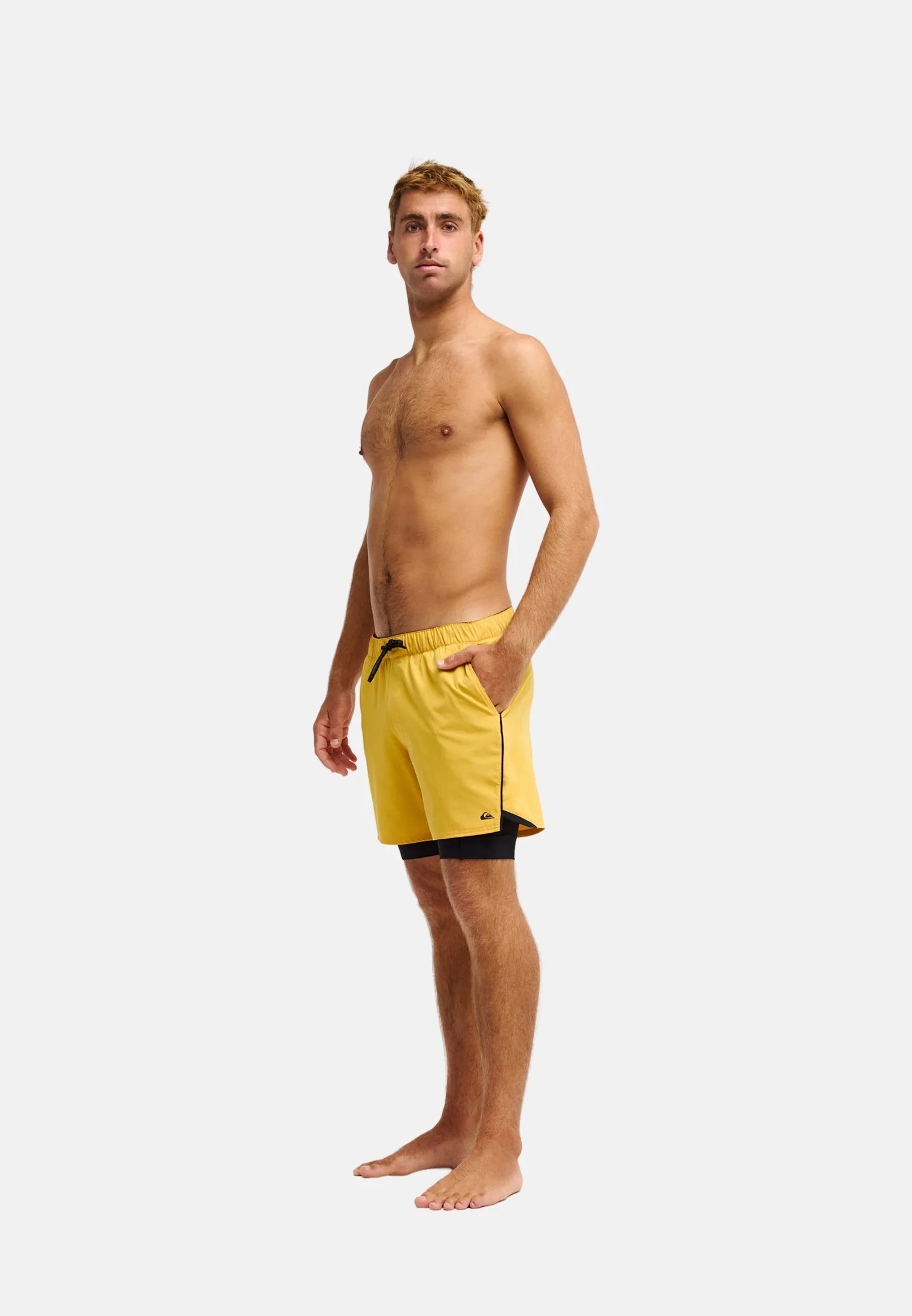 Short de bain Quiksilver Highline Amphibian 17 – Jaune