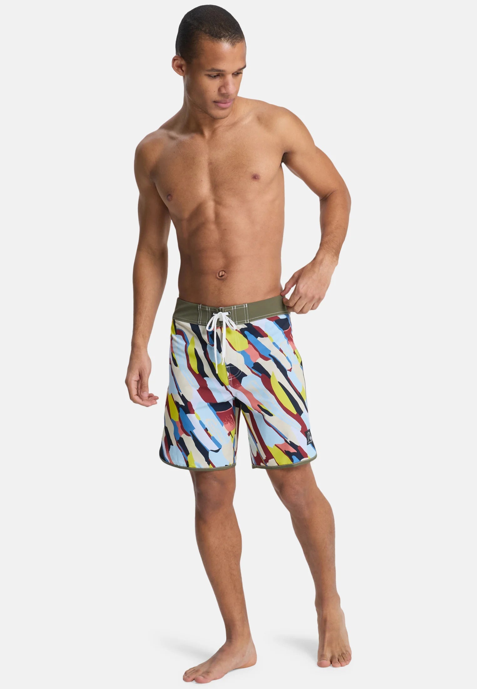 Short de bain Quiksilver Original Scallop 18 – Crème
