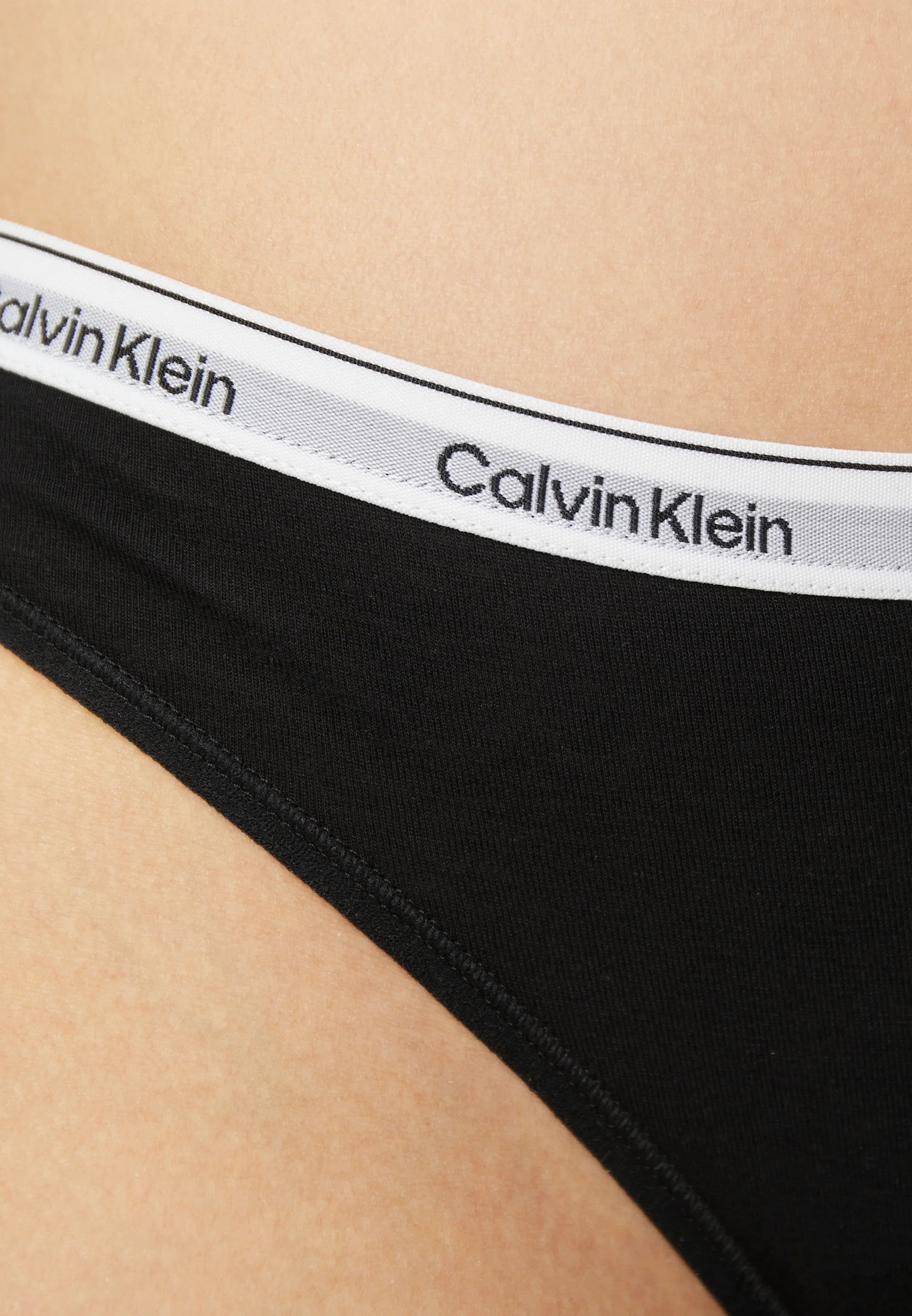 Calvin Klein Modern Logo Slips – 3er-Pack, Schwarz