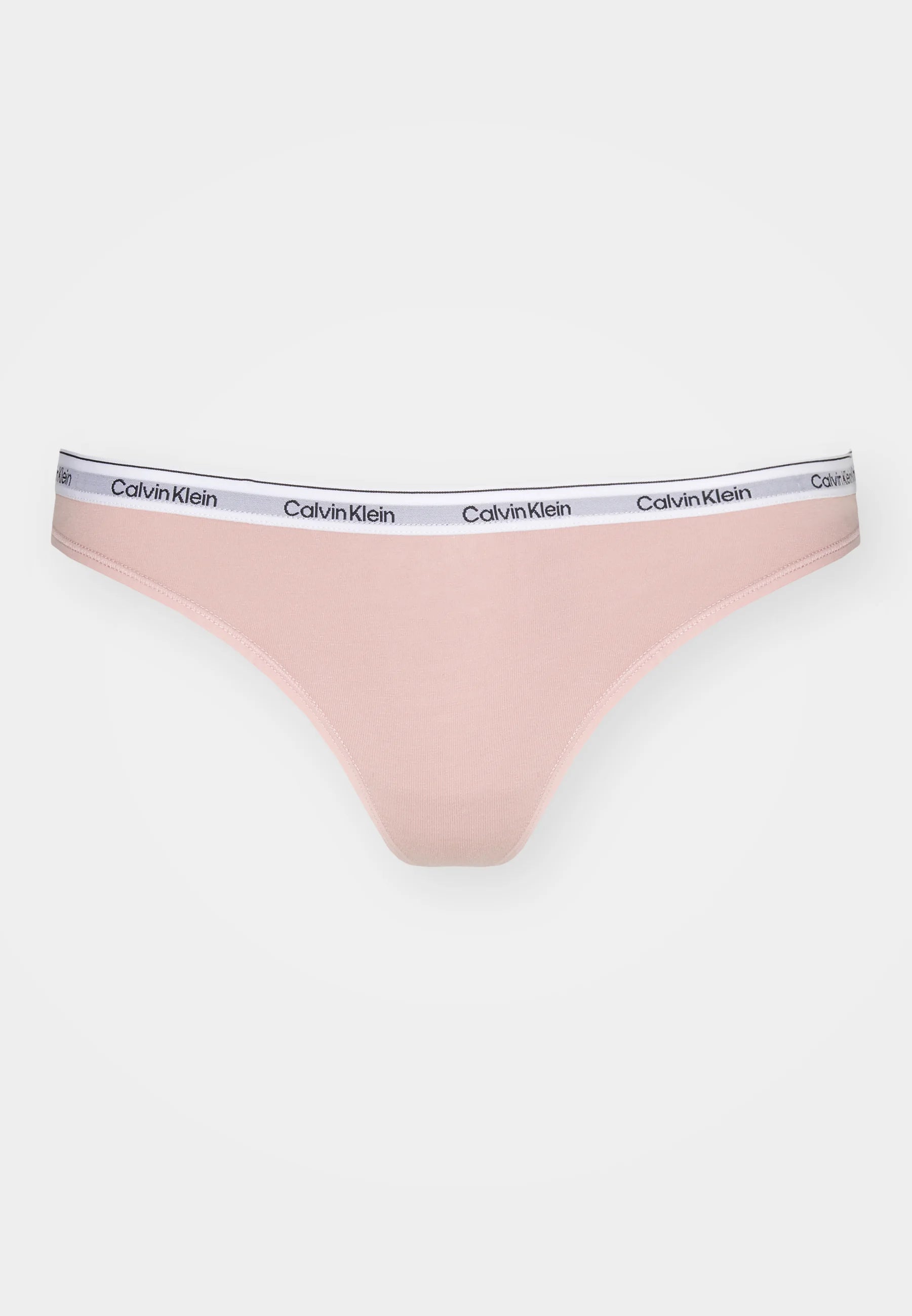 Calvin Klein Icon Logo Tanga – Beige, Hellrosa