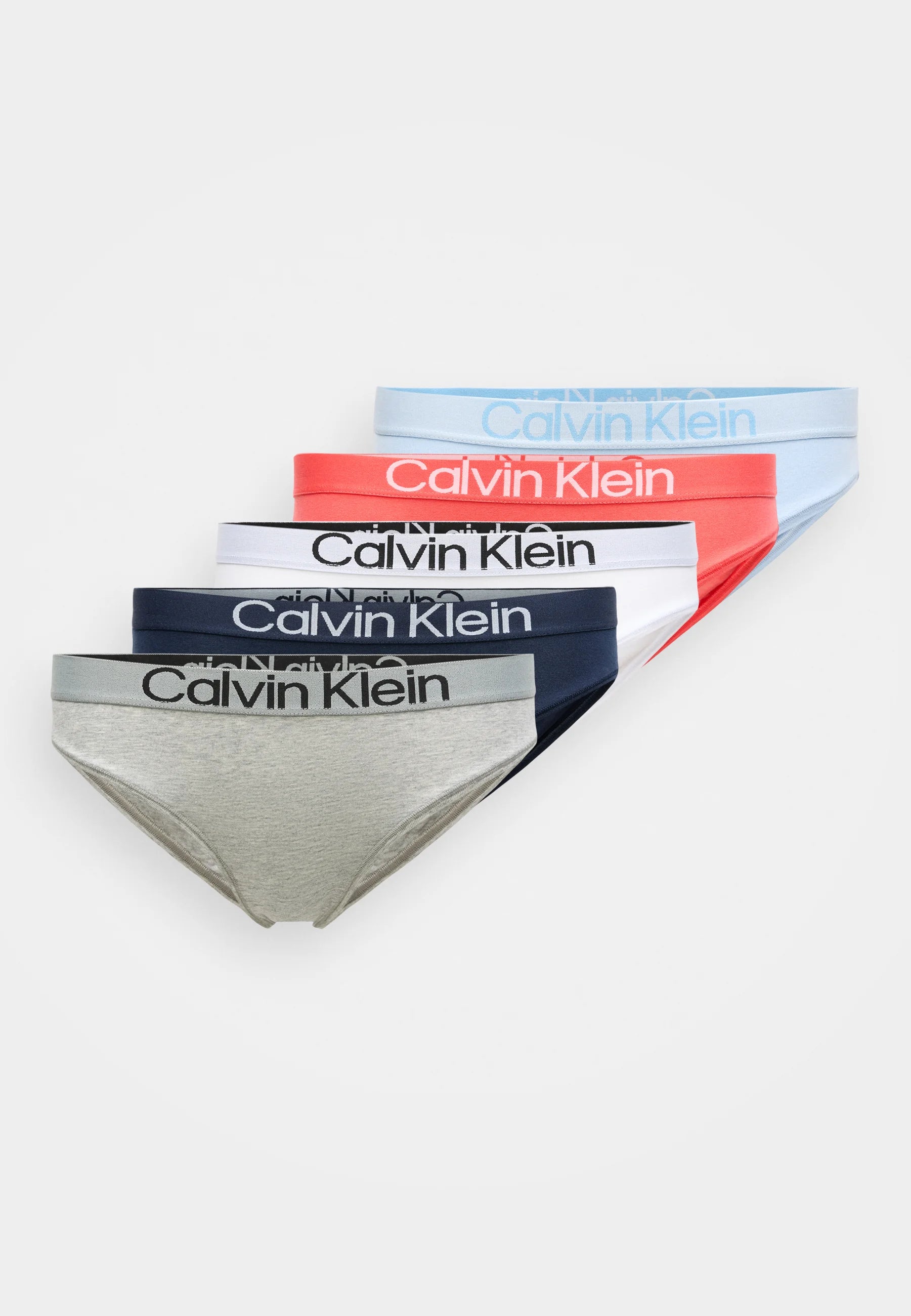 Calvin Klein Briefs – 5 Pack, Shoreline, Breezy Blue, Grey Heather