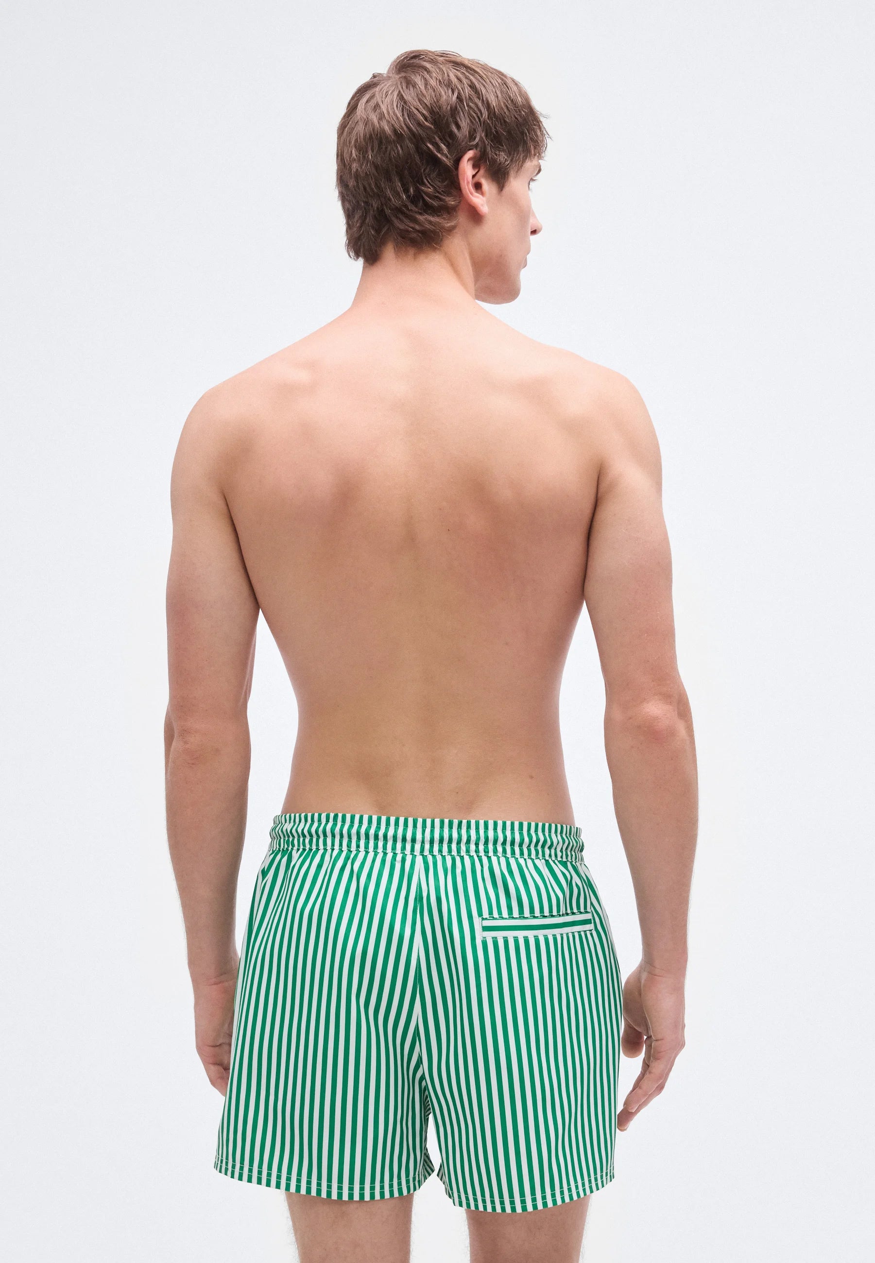 Spodenki kąpielowe Calvin Klein z monogramem – Penny, Mardi Gras Green