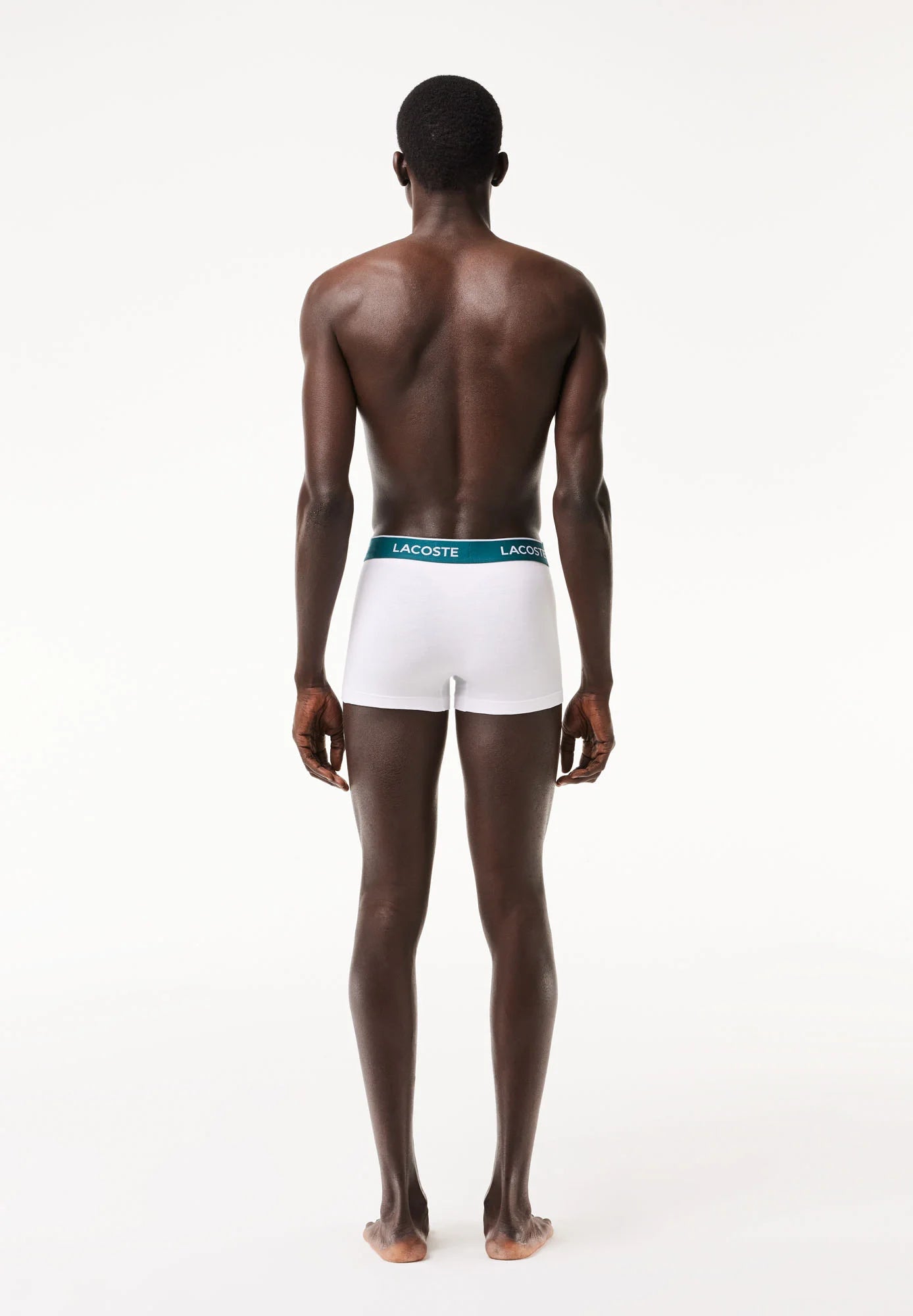 Lot de 3 boxers Lacoste Classic Stretch – Blanc