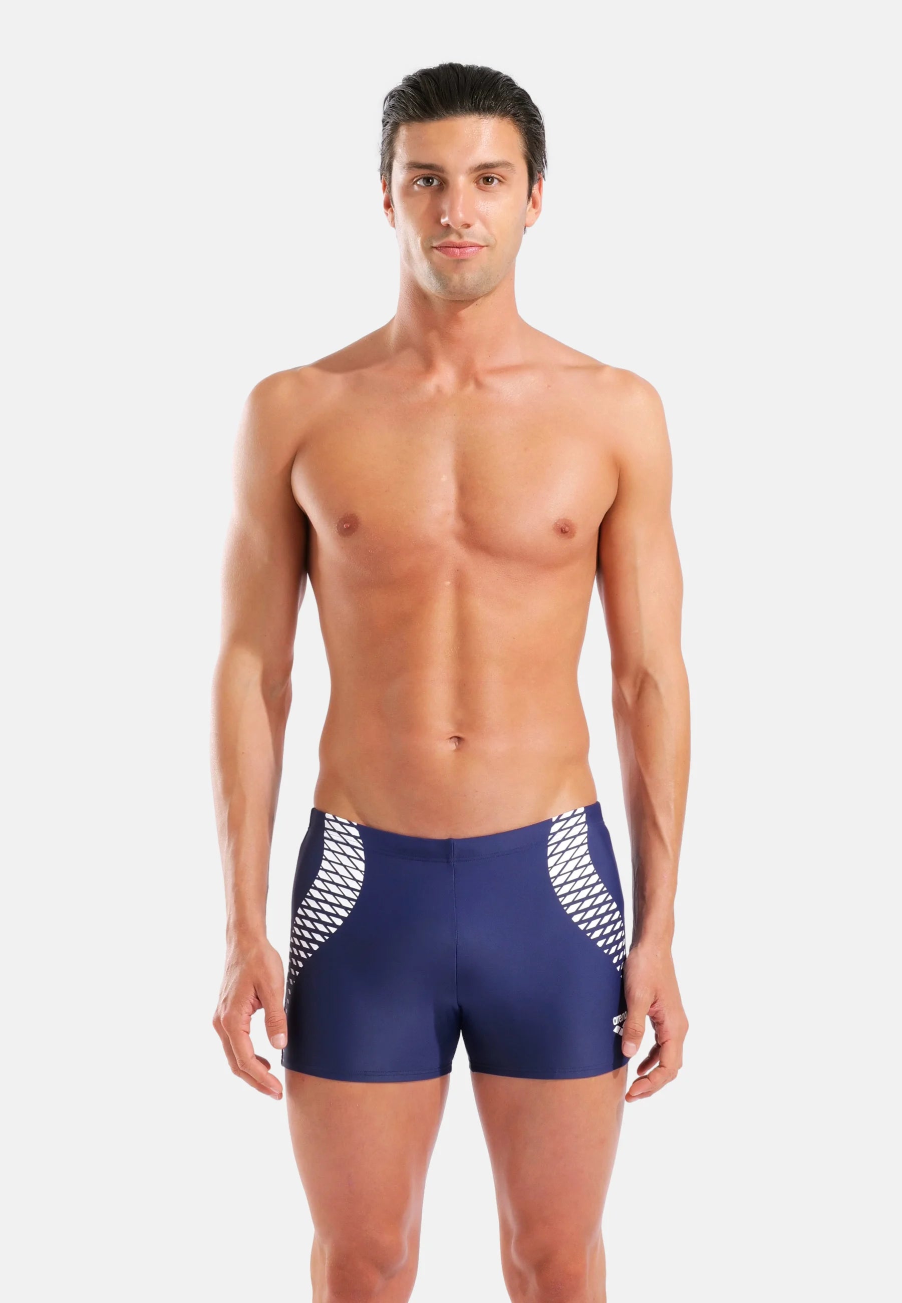 Short de bain Arena Openings – Bleu marine, Blanc