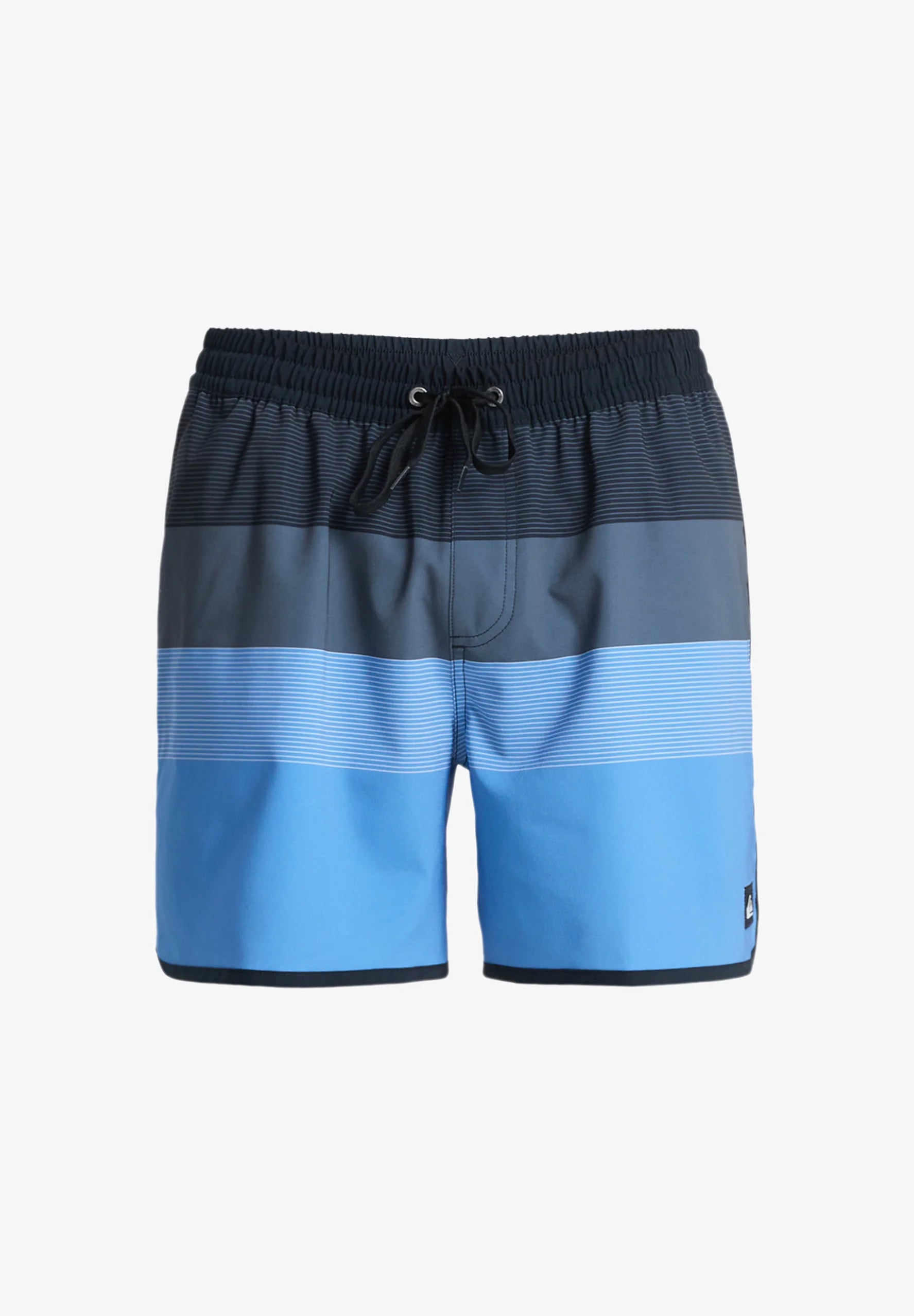 Quiksilver Stretch Scallop Volley Swim Shorts – Black Tijuana