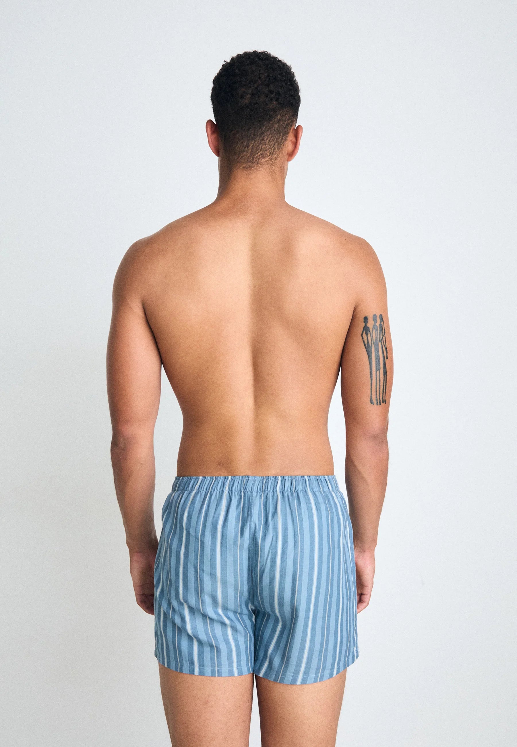 Schiesser Classic Cotton Boxer Shorts 2 Pack – Navy, Blue