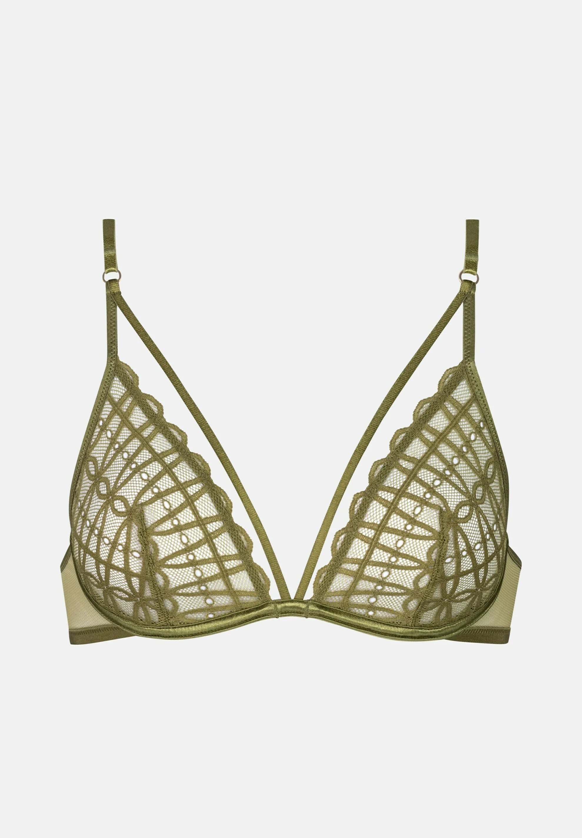 Reggiseno con ferretto in pizzo accattivante MEY - Felce dorata