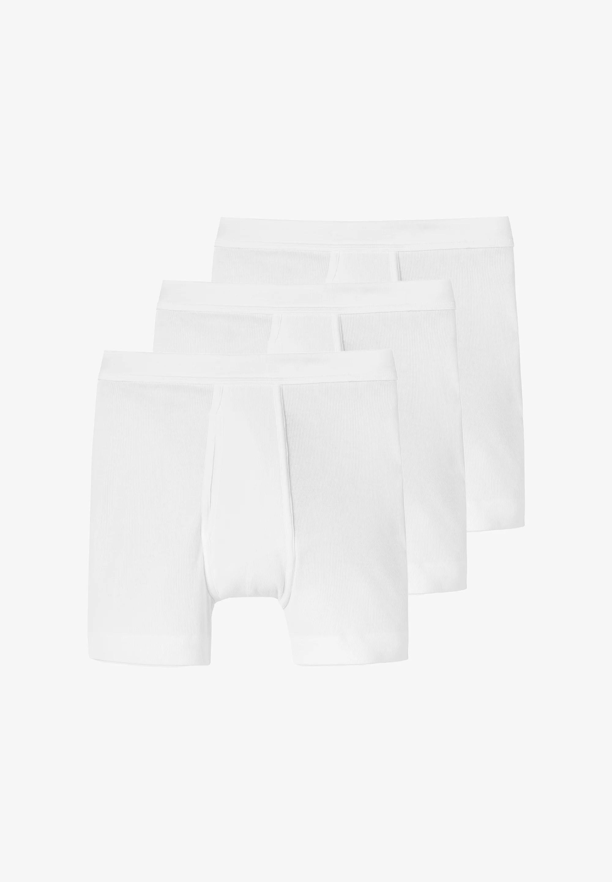 Lot de 3 boxers Schiesser Essentials Doppelripp - Blanc