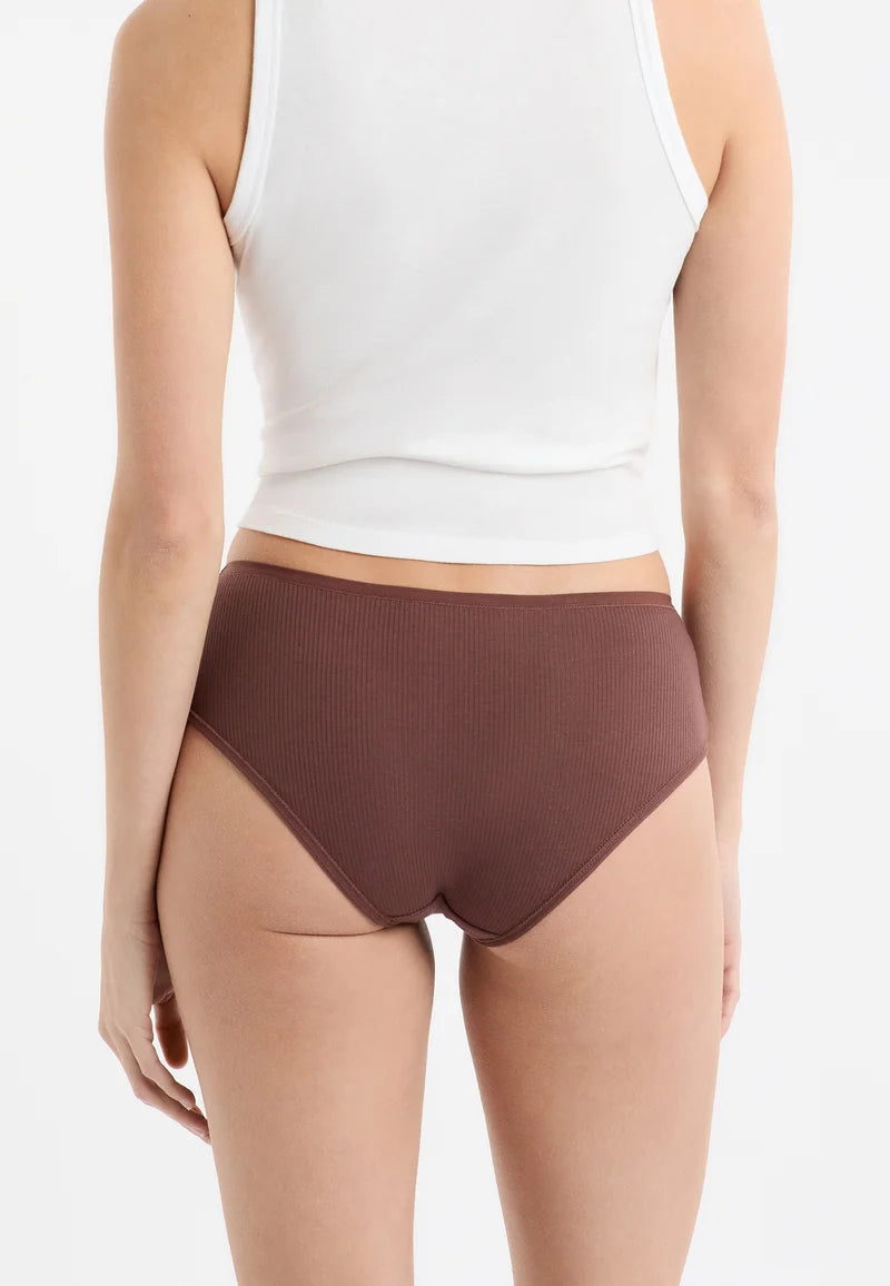 Etam John Briefs – 3 Pack, Brown, Beige, Orange