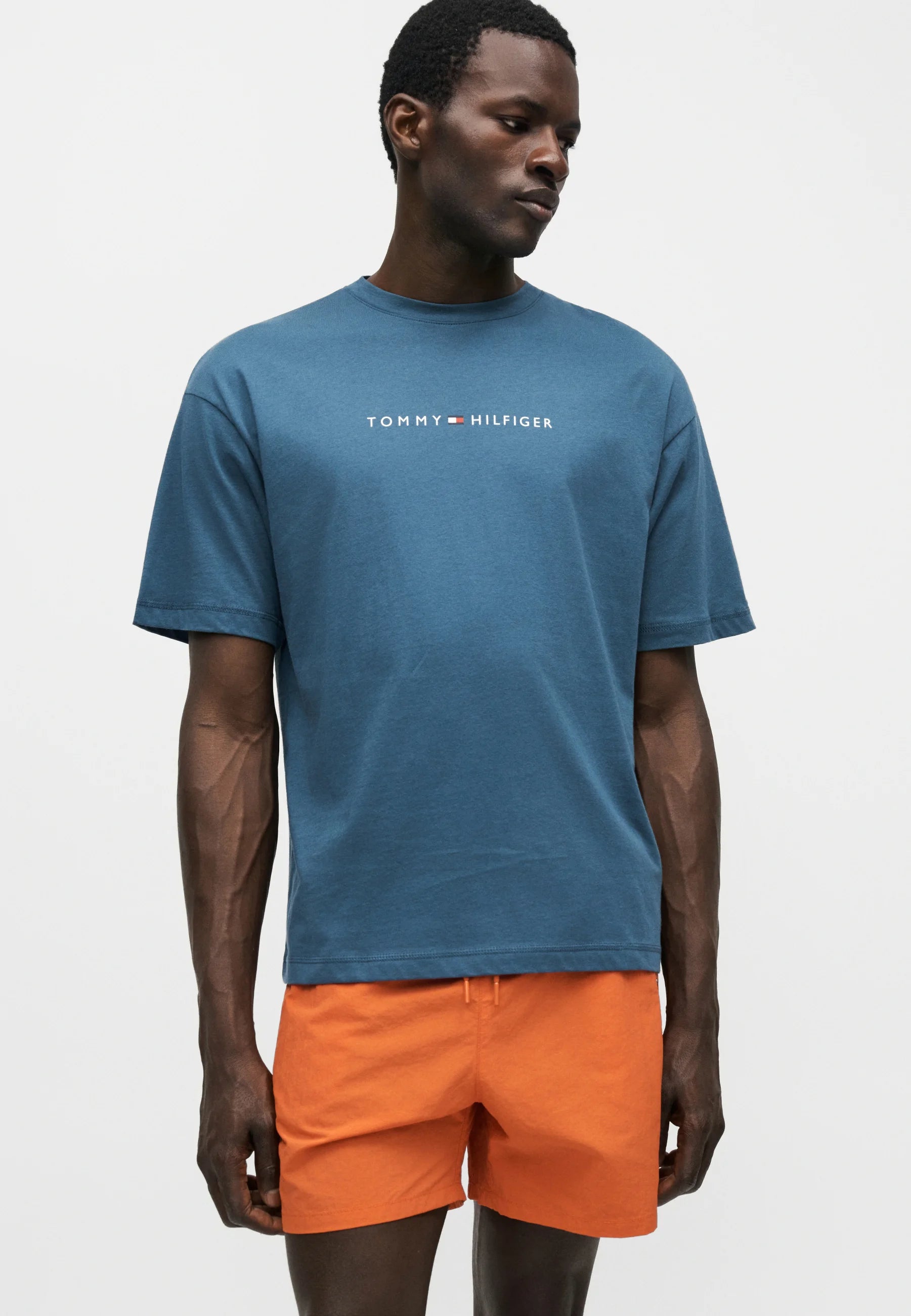 Tommy Hilfiger Drawstring Swim Shorts – Brilliant Orange